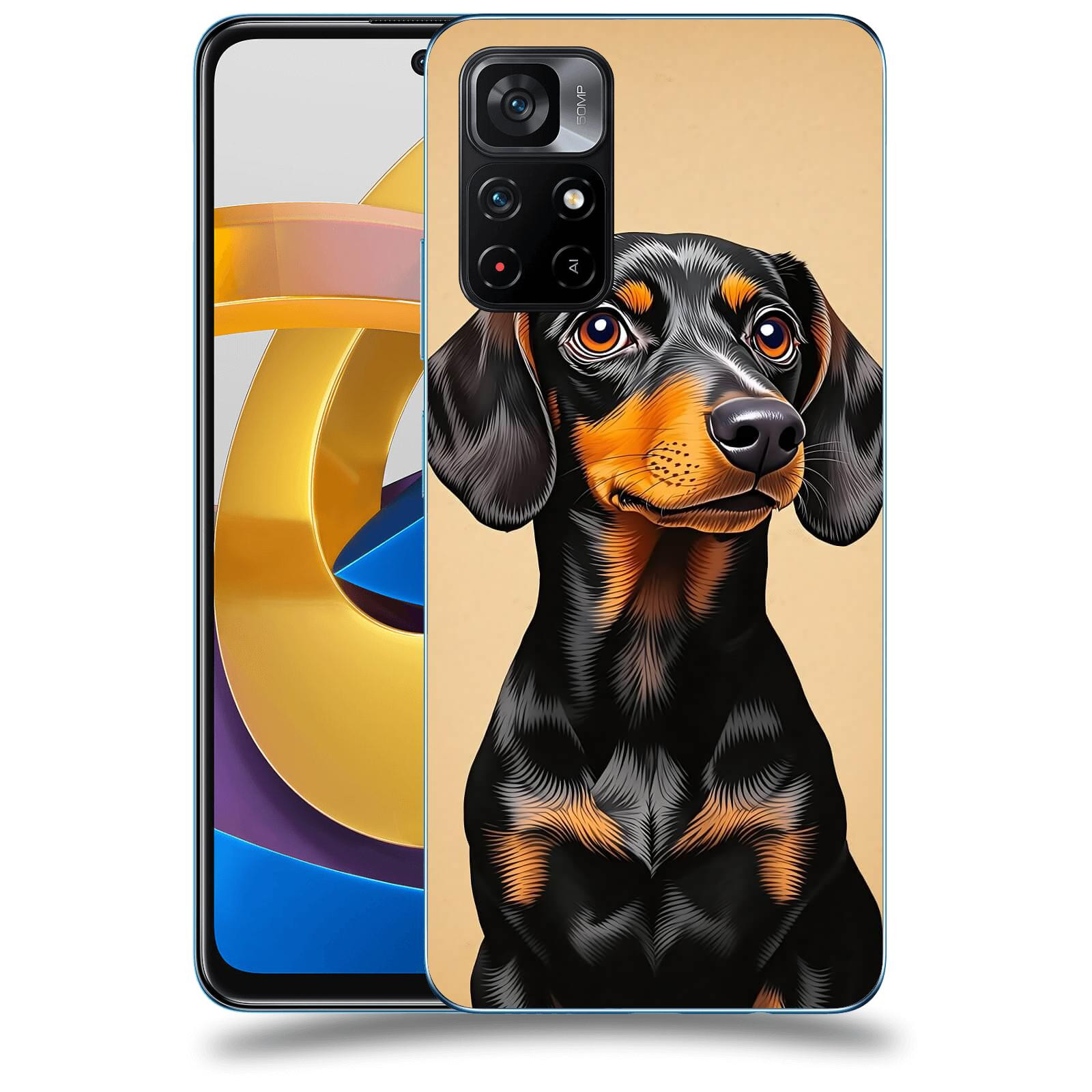 ACOVER Kryt na mobil Xiaomi Poco M4 Pro - Dachshund I