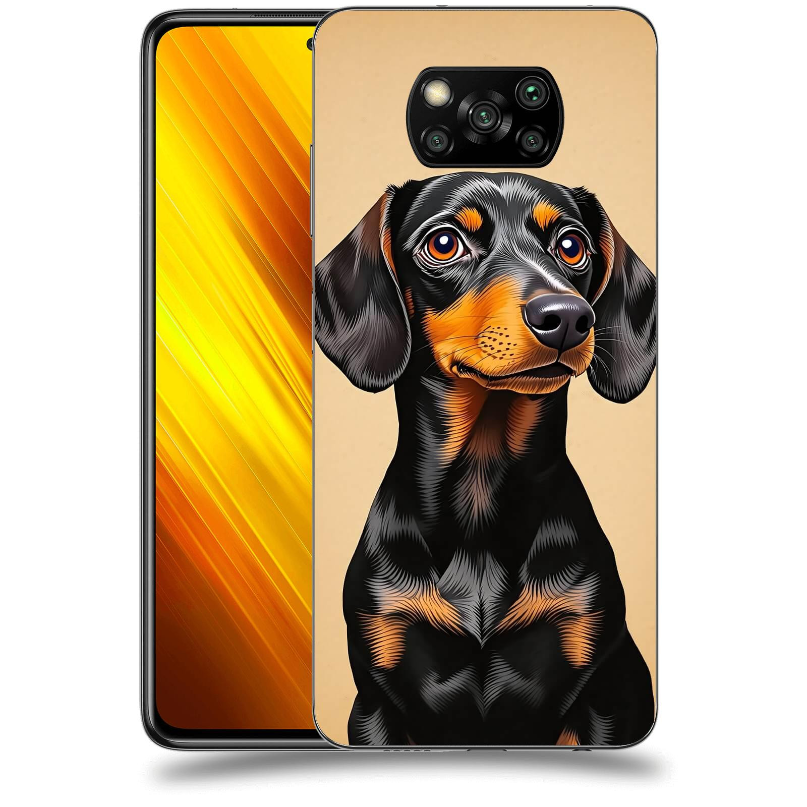 ACOVER Kryt na mobil Xiaomi Poco X3 - Dachshund I