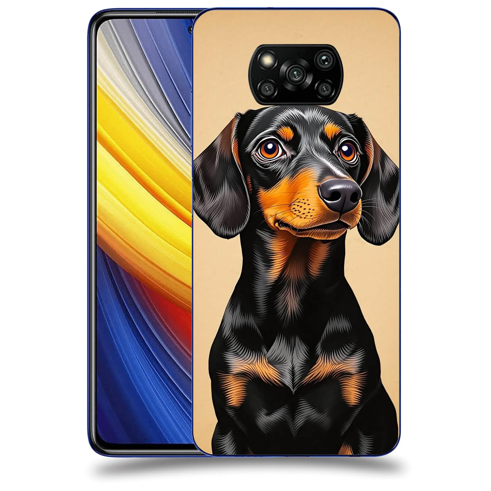 ACOVER Kryt na mobil Xiaomi Poco X3 Pro - Dachshund I