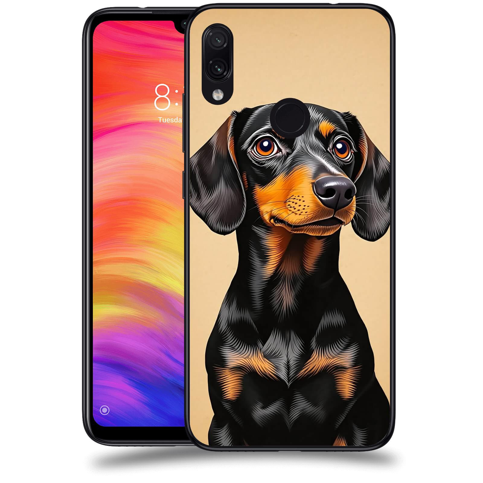 ACOVER Kryt na mobil Xiaomi Redmi Note 7 - Dachshund I