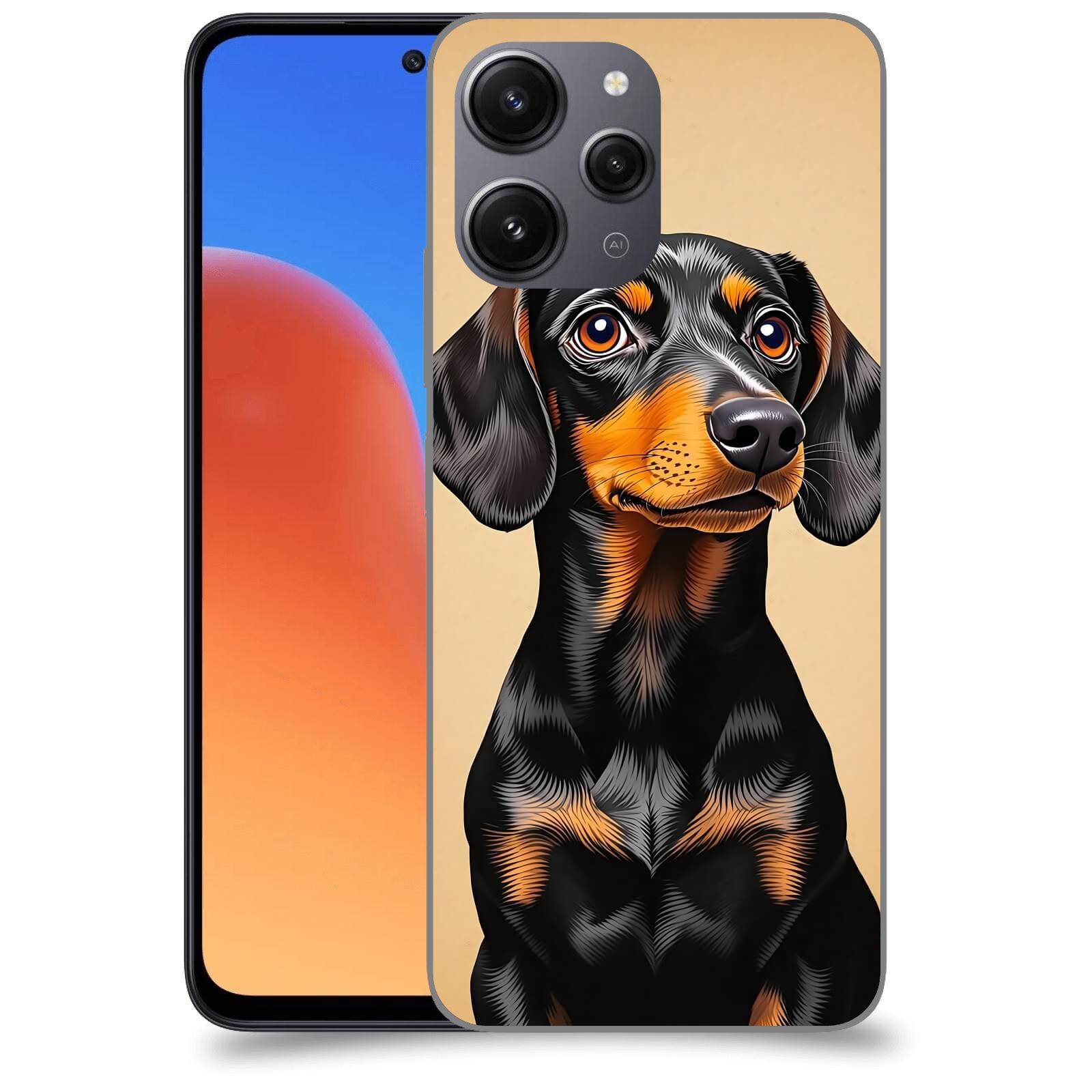 ACOVER Kryt na mobil Xiaomi Redmi 12 - Dachshund I
