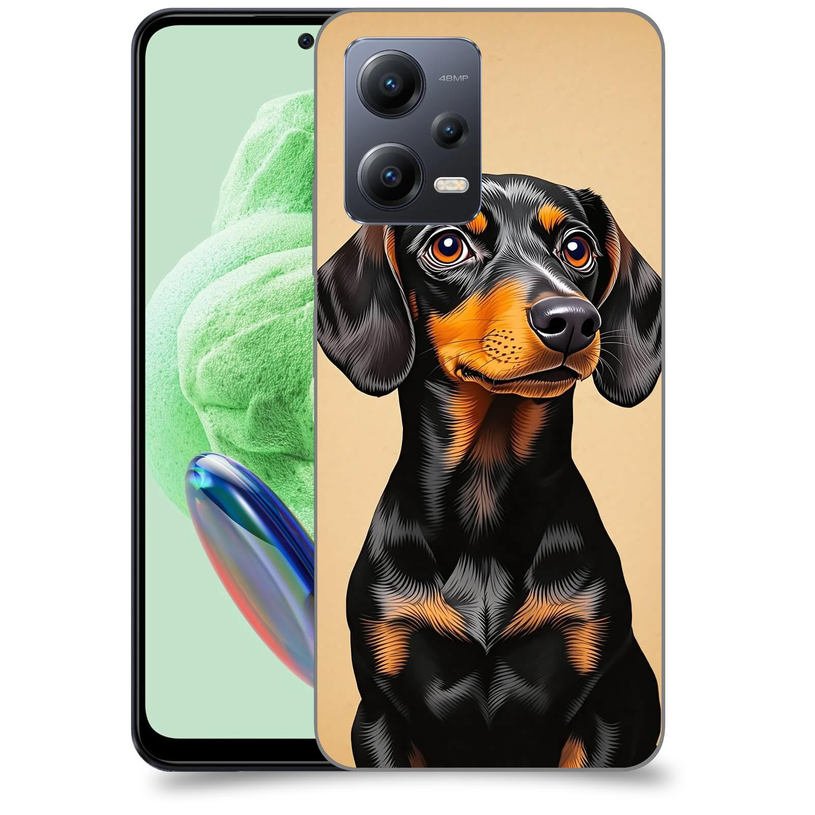 ACOVER Kryt na mobil Xiaomi Redmi Note 12 PRO 5G - Dachshund I