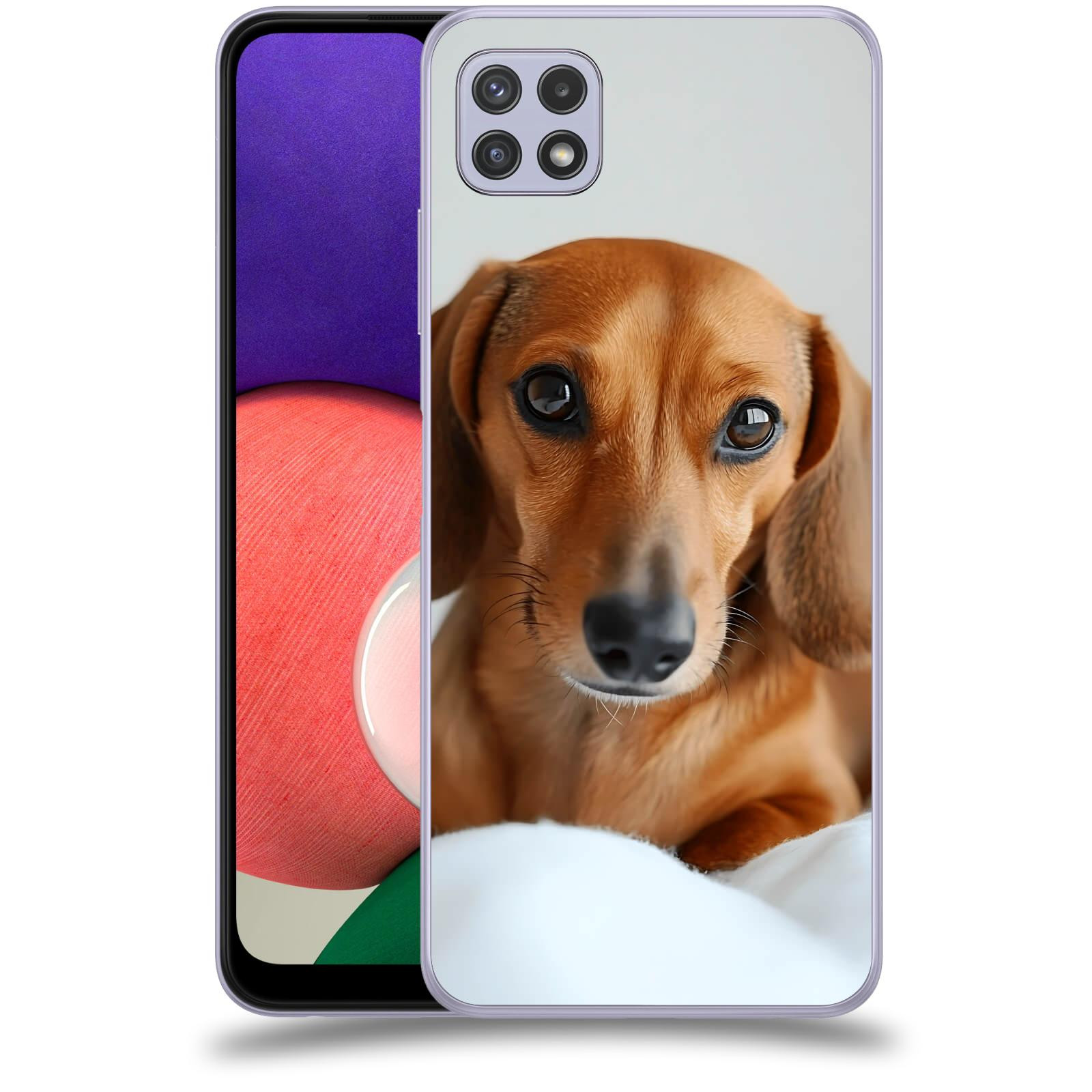 ACOVER Kryt na mobil Samsung Galaxy A22 5G A226B - Dachshund II