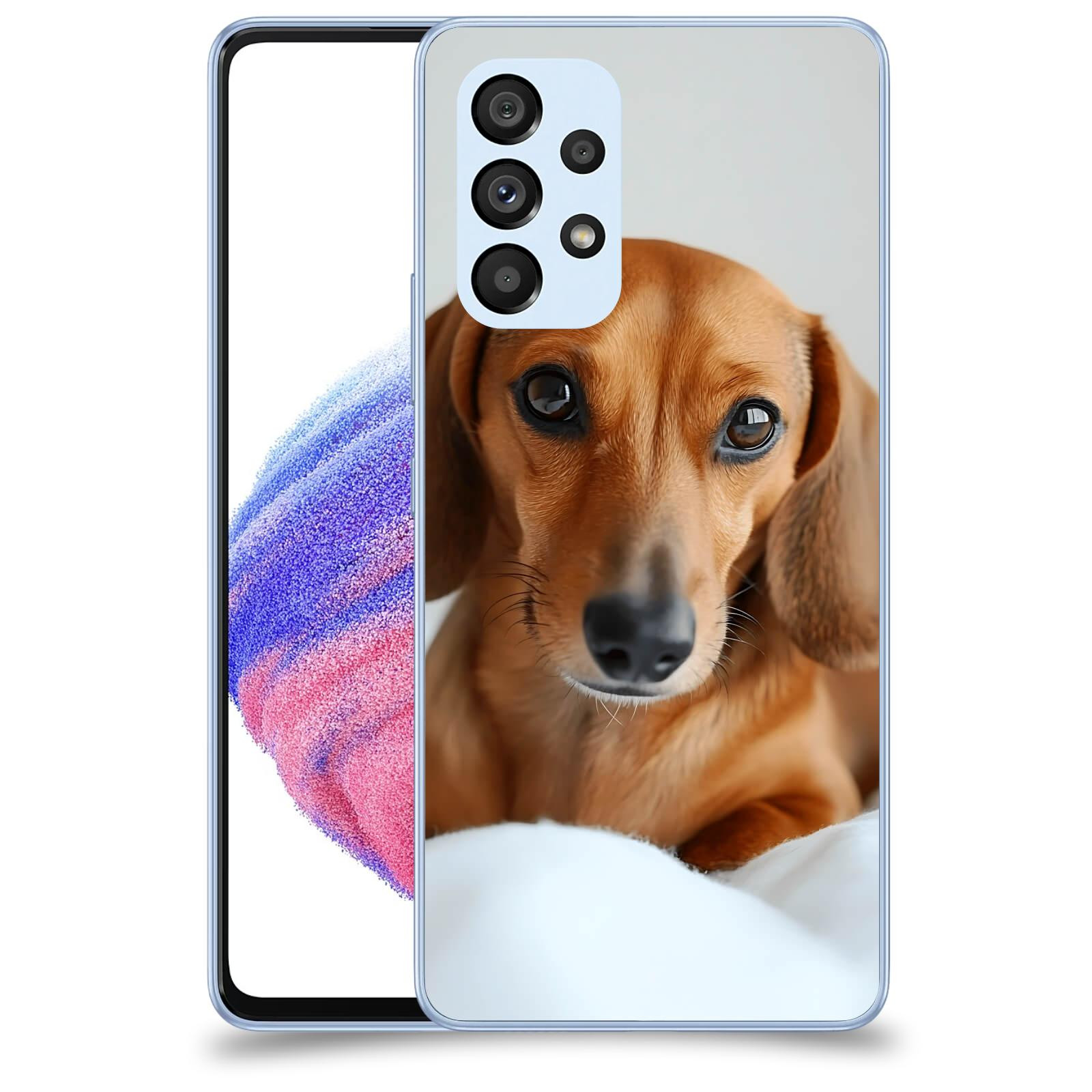 ACOVER Kryt na mobil Samsung Galaxy A32 5G A326B - Dachshund II