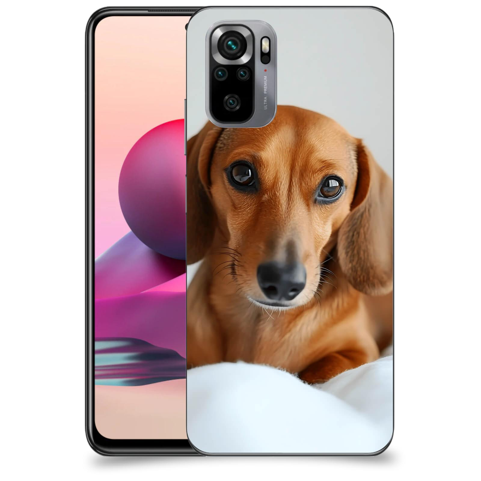 ACOVER Kryt na mobil Xiaomi Redmi Note 10S - Dachshund II