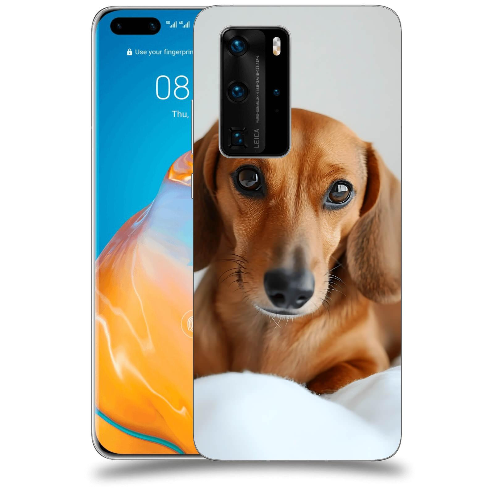 ACOVER Kryt na mobil Huawei P40 - Dachshund II