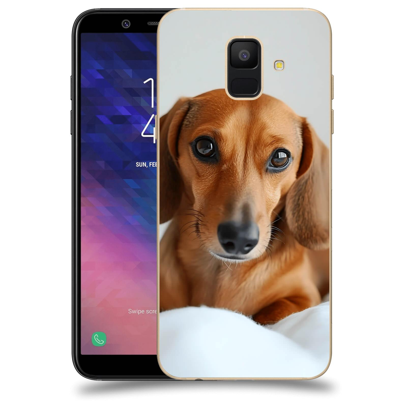 ACOVER Kryt na mobil Samsung Galaxy A6 A600F - Dachshund II