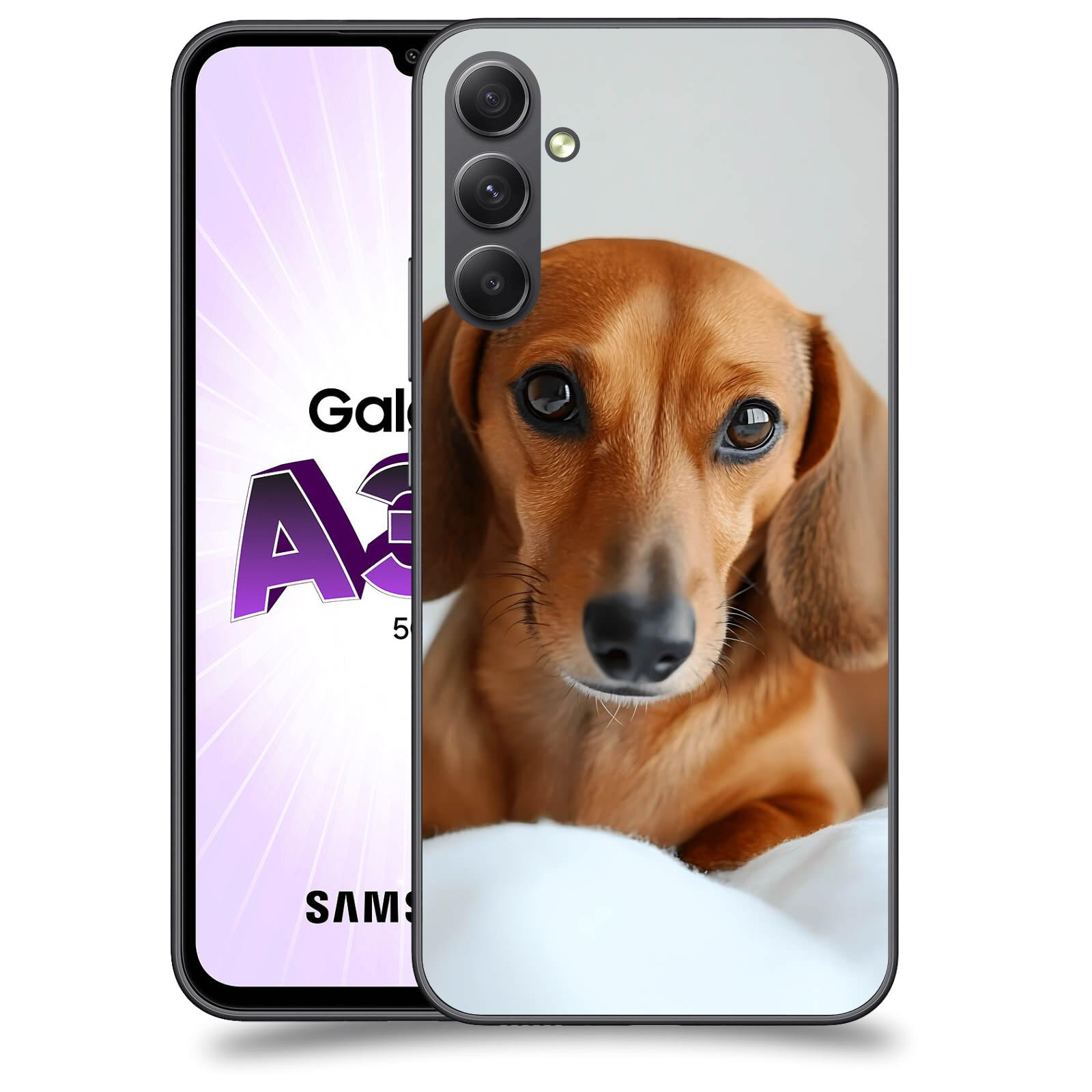 ACOVER Kryt na mobil Samsung Galaxy A34 - Dachshund II