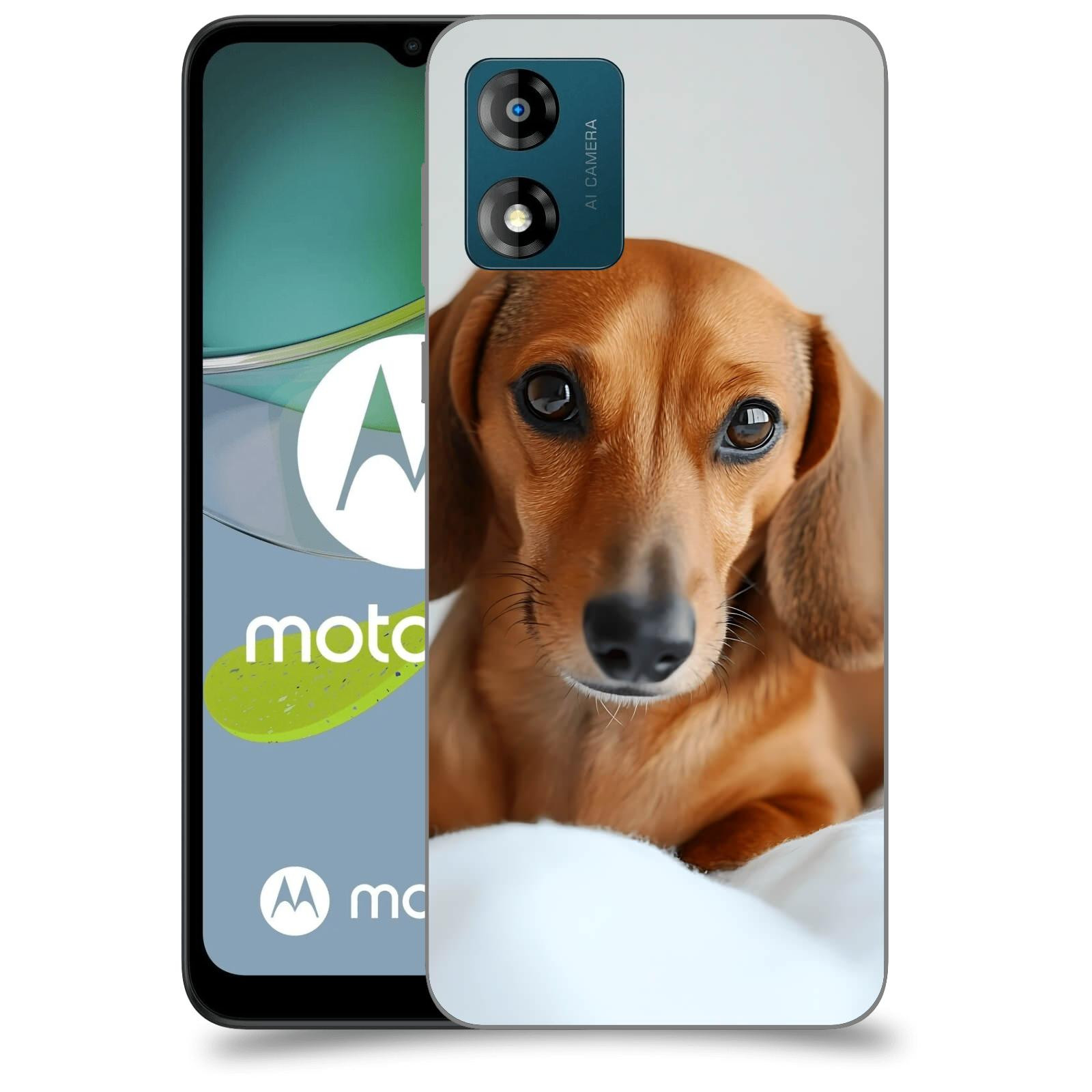 ACOVER Kryt na mobil Motorola Moto E13 - Dachshund II