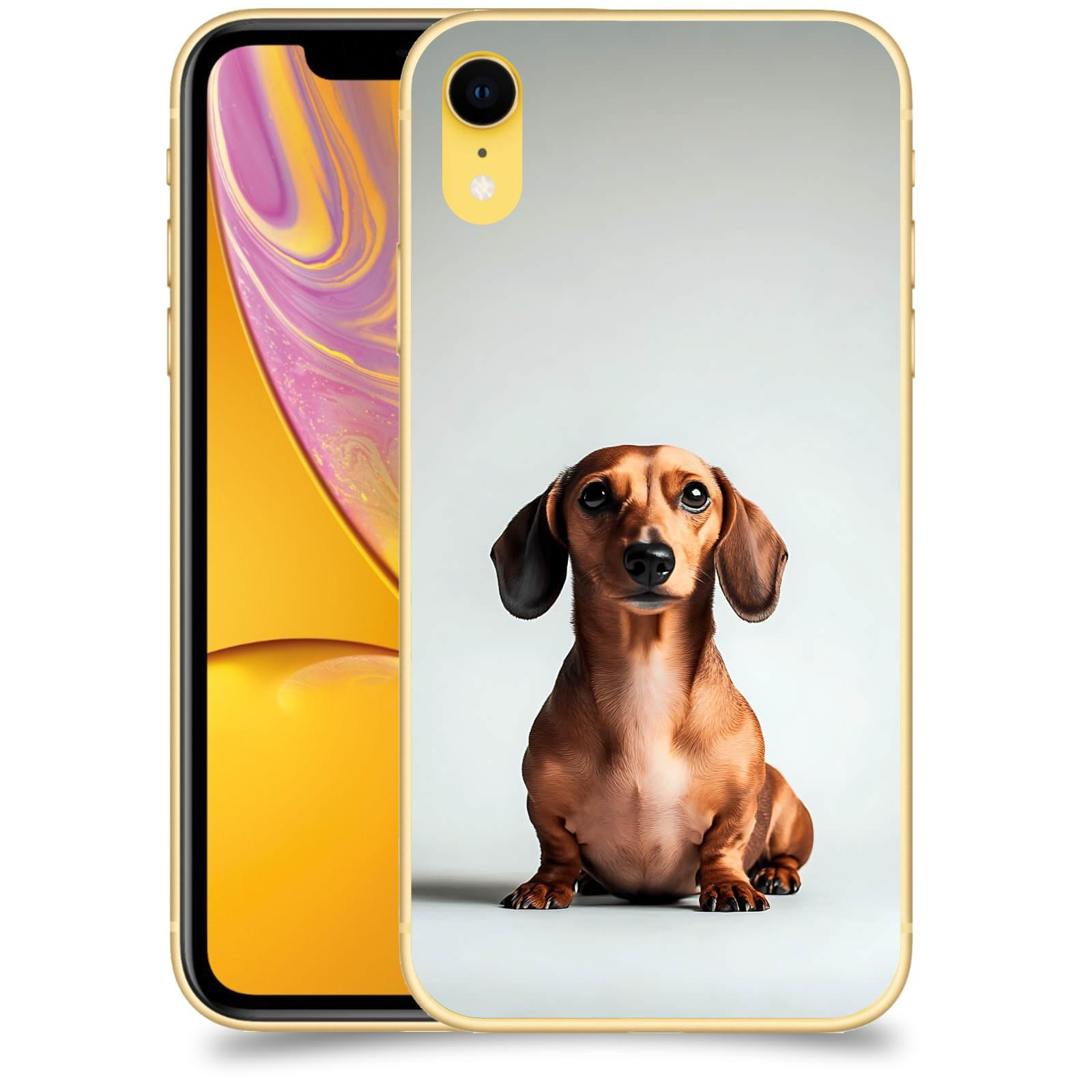ACOVER Kryt na mobil Apple iPhone XR - Dachshund III