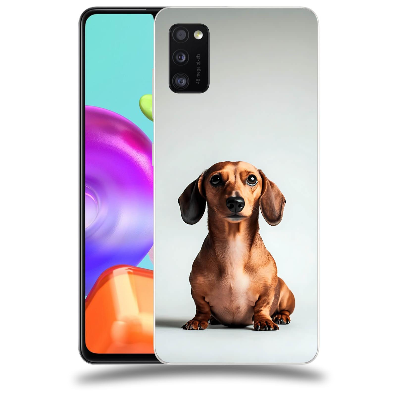 ACOVER Kryt na mobil Samsung Galaxy A41 A415F - Dachshund III