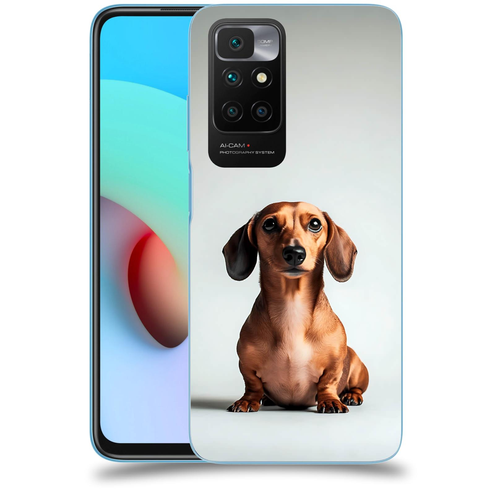 ACOVER Kryt na mobil Xiaomi Redmi 10 (2022) - Dachshund III