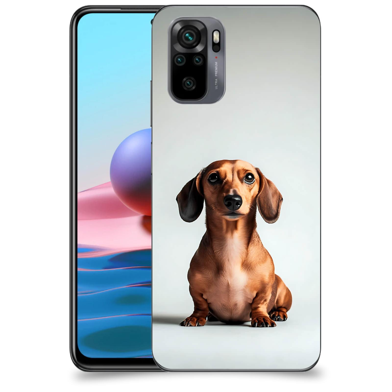 ACOVER Kryt na mobil Xiaomi Redmi Note 10 - Dachshund III