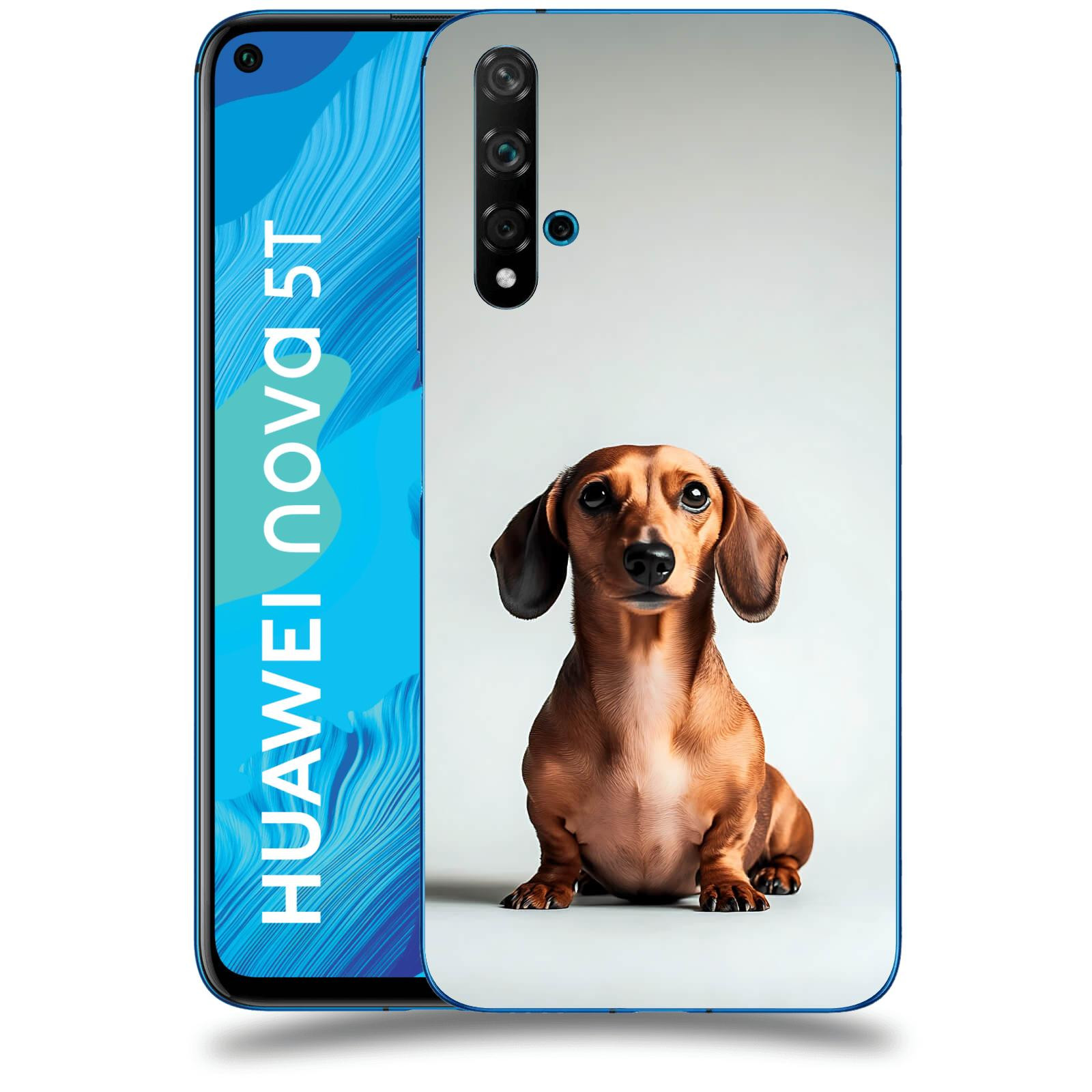 ACOVER Kryt na mobil Huawei Nova 5T - Dachshund III