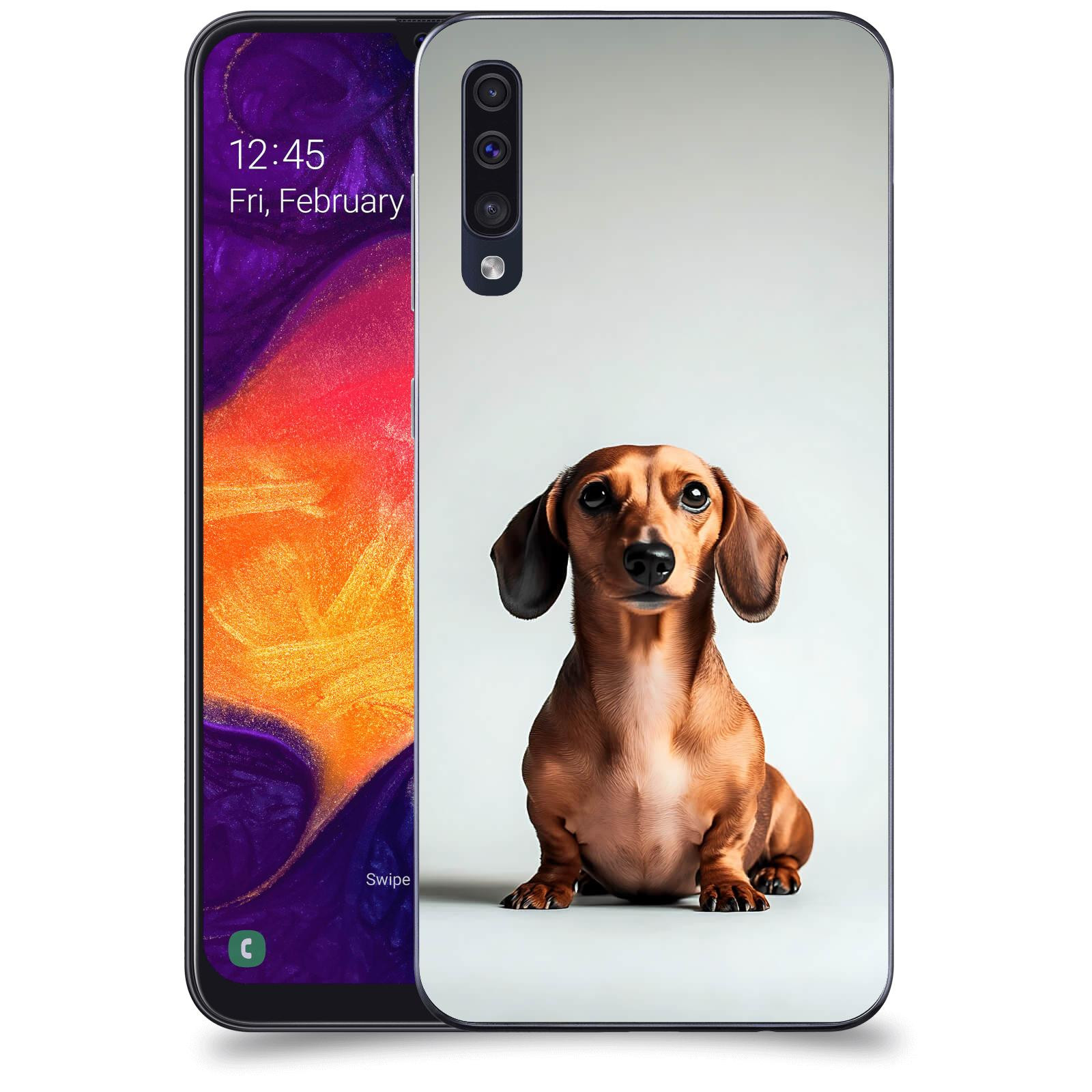 ACOVER Kryt na mobil Samsung Galaxy A50 A505F - Dachshund III