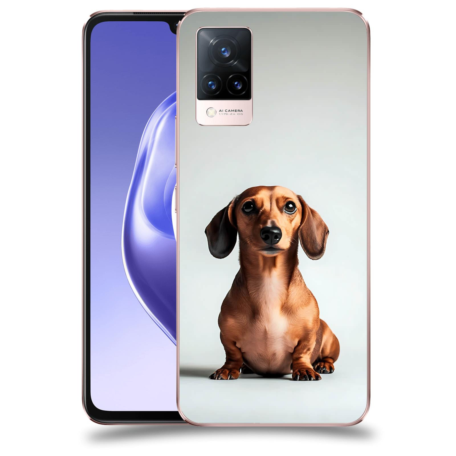 ACOVER Kryt na mobil Vivo V21 5G - Dachshund III