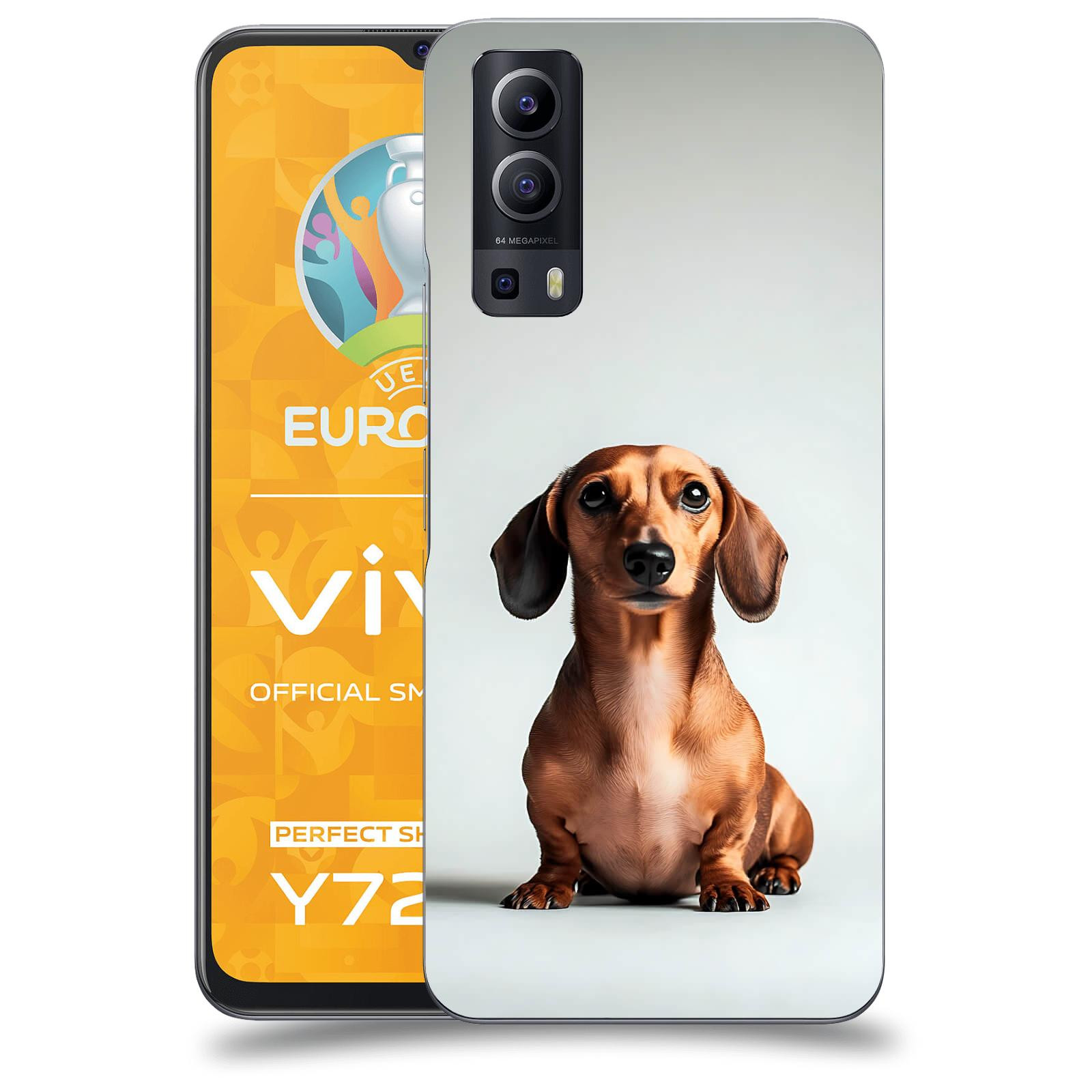 ACOVER Kryt na mobil Vivo Y72 5G - Dachshund III
