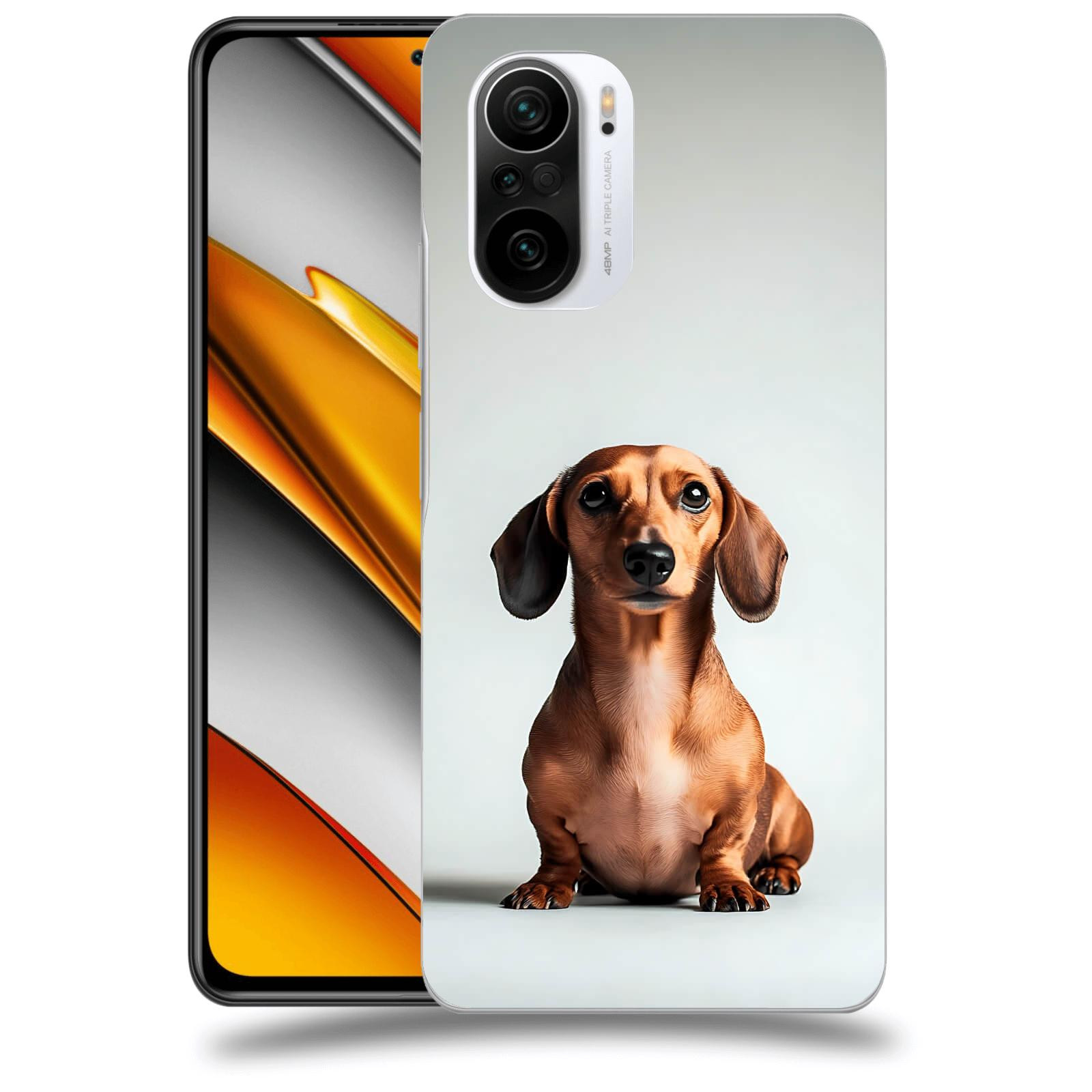 ACOVER Kryt na mobil Xiaomi Poco F3 - Dachshund III