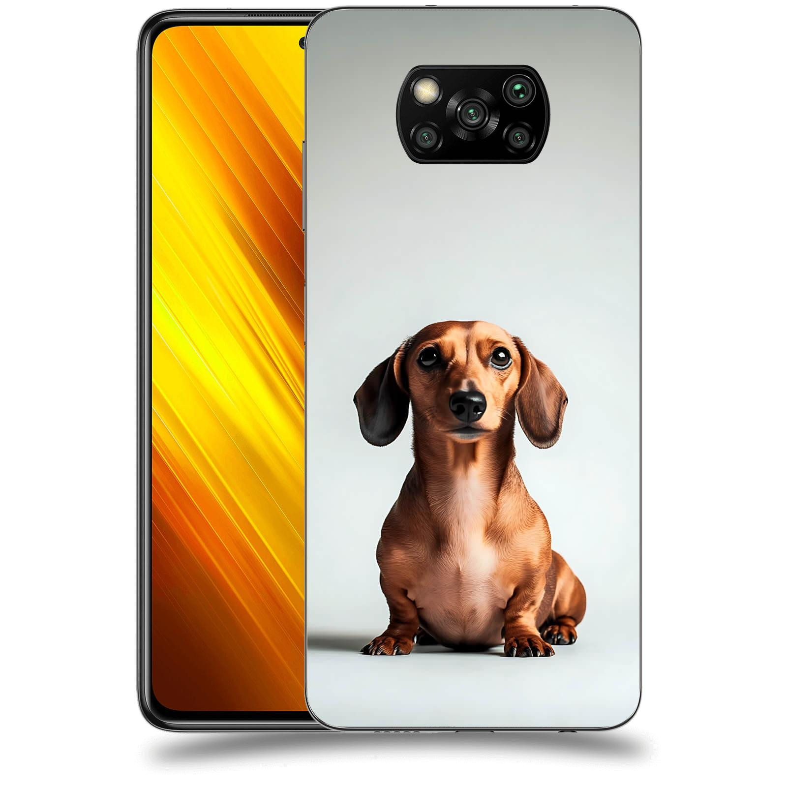 ACOVER Kryt na mobil Xiaomi Poco X3 - Dachshund III