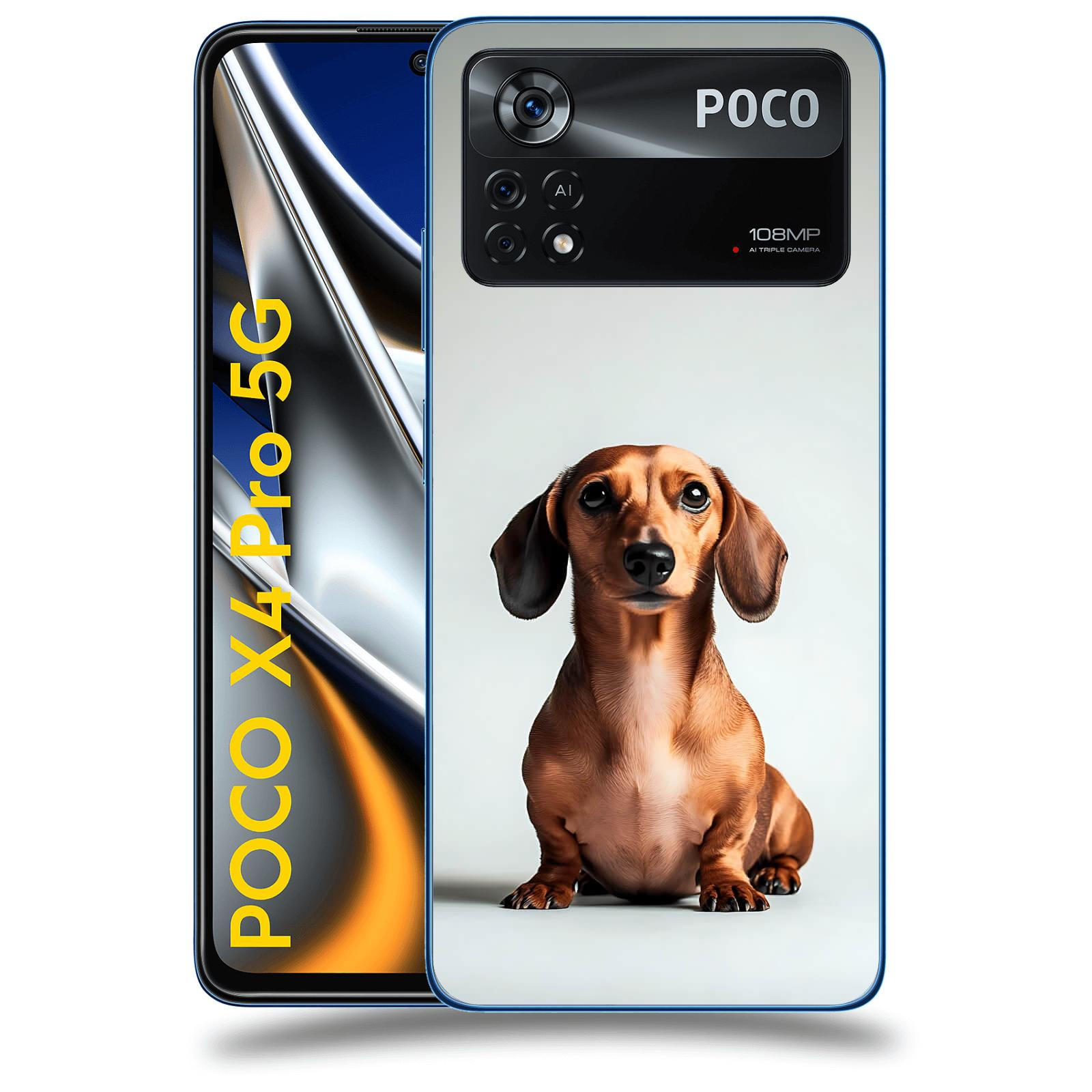 ACOVER Kryt na mobil Xiaomi Poco X4 Pro 5G - Dachshund III