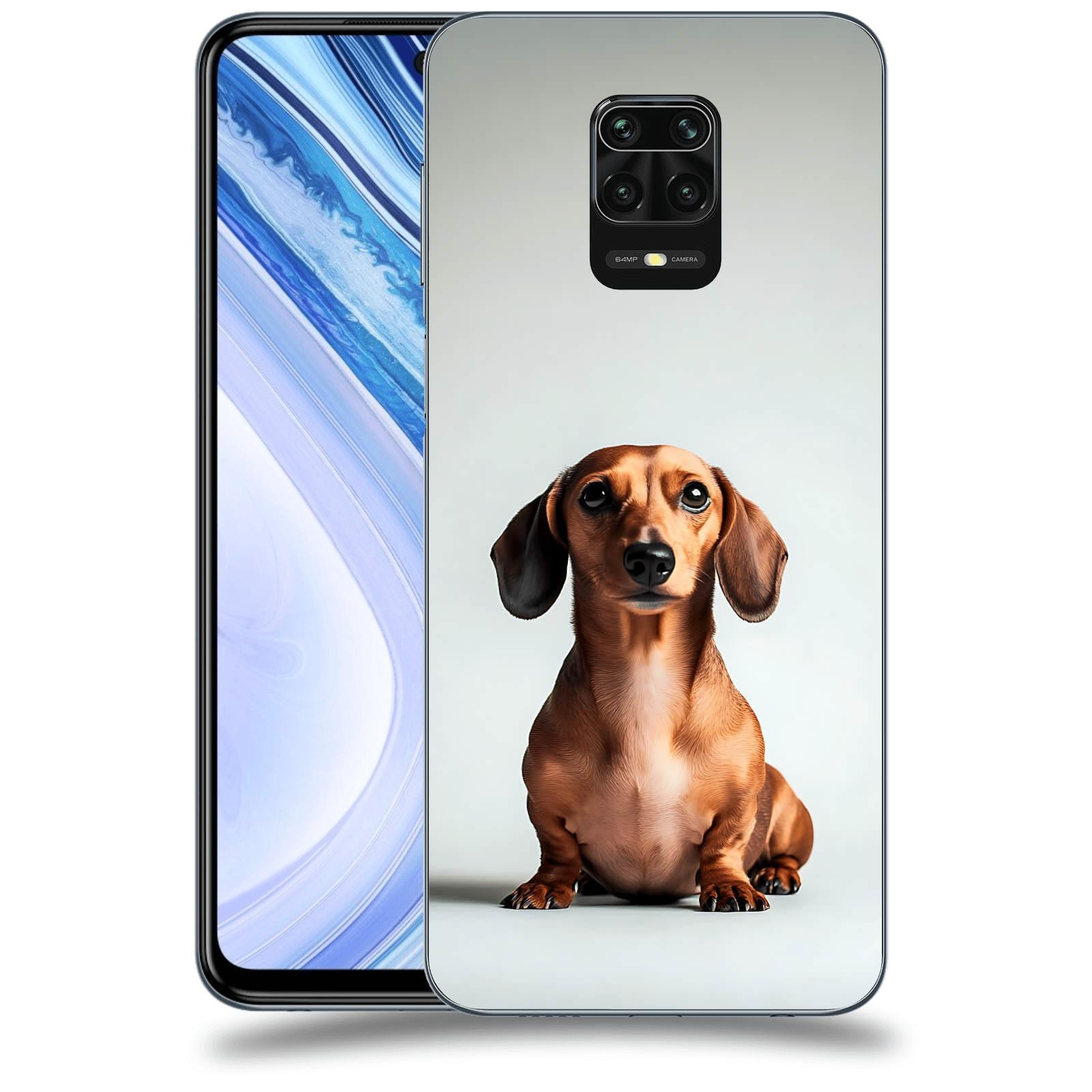 ACOVER Kryt na mobil Xiaomi Redmi Note 9 Pro - Dachshund III