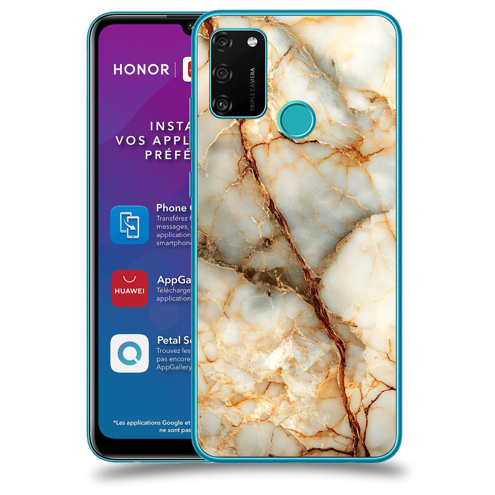 ACOVER Kryt na mobil Honor 9A - Marble I