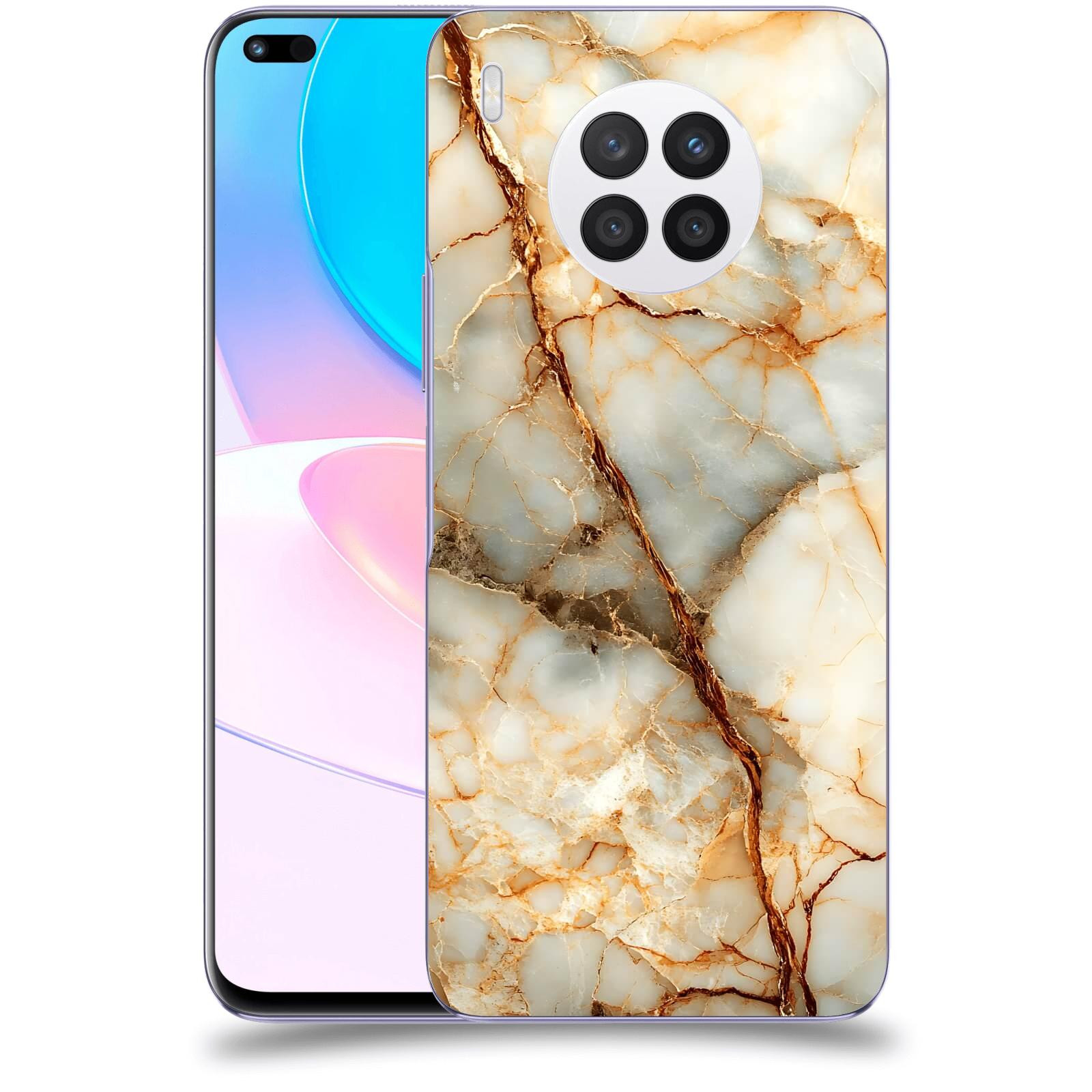 ACOVER Kryt na mobil Huawei Nova 8i - Marble I