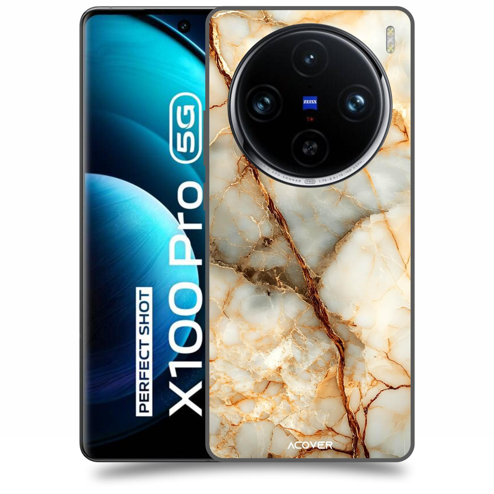 ACOVER Kryt na mobil Vivo X100 Pro - Marble I