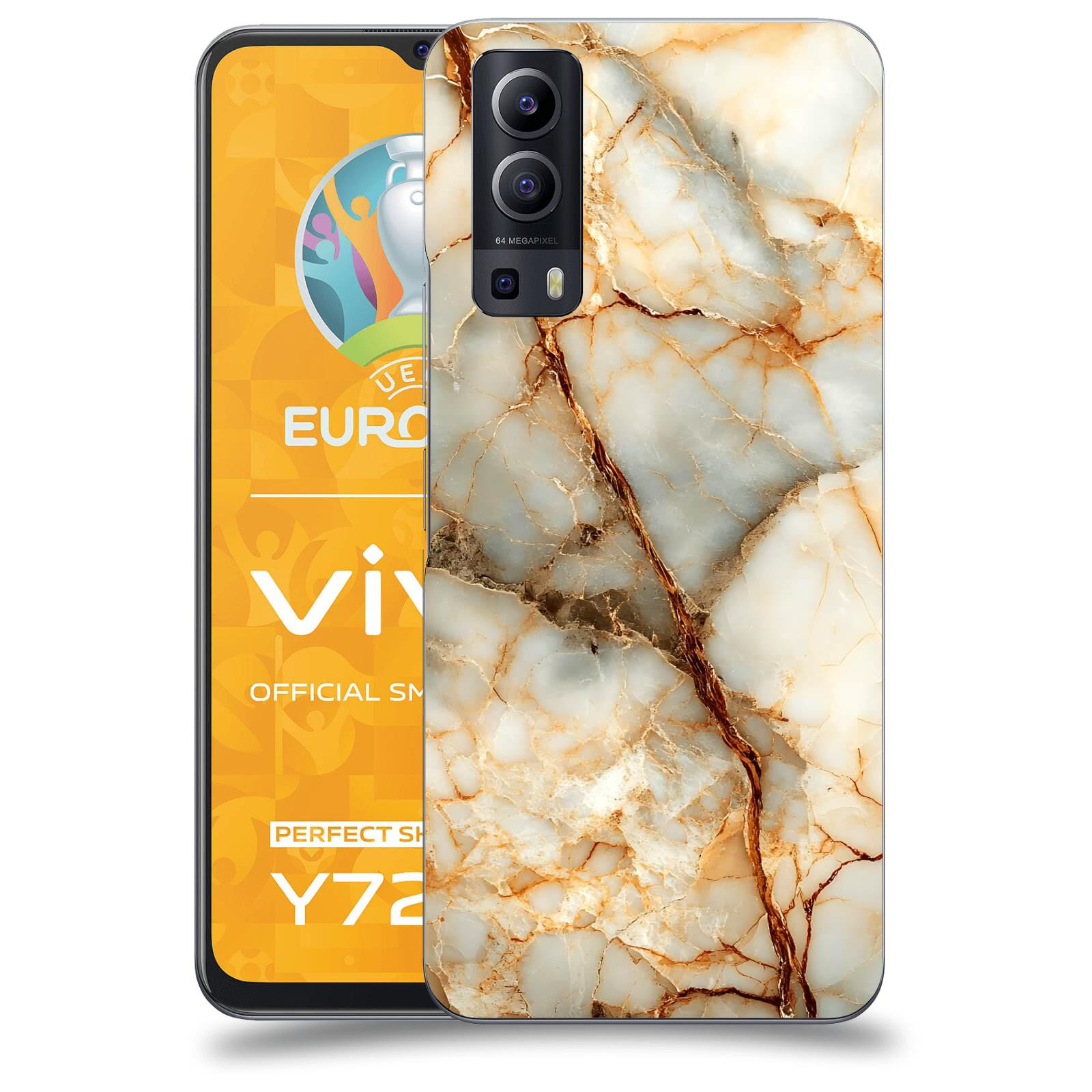 ACOVER Kryt na mobil Vivo Y72 5G - Marble I