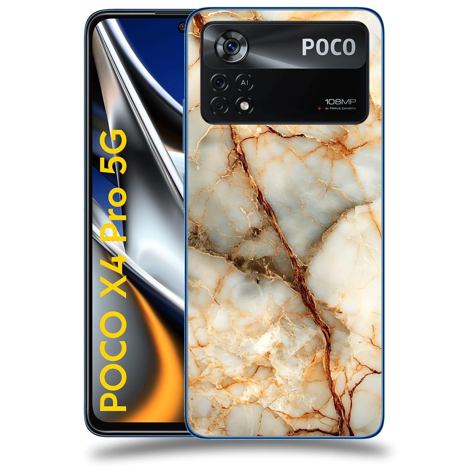 ACOVER Kryt na mobil Xiaomi Poco X4 Pro 5G - Marble I