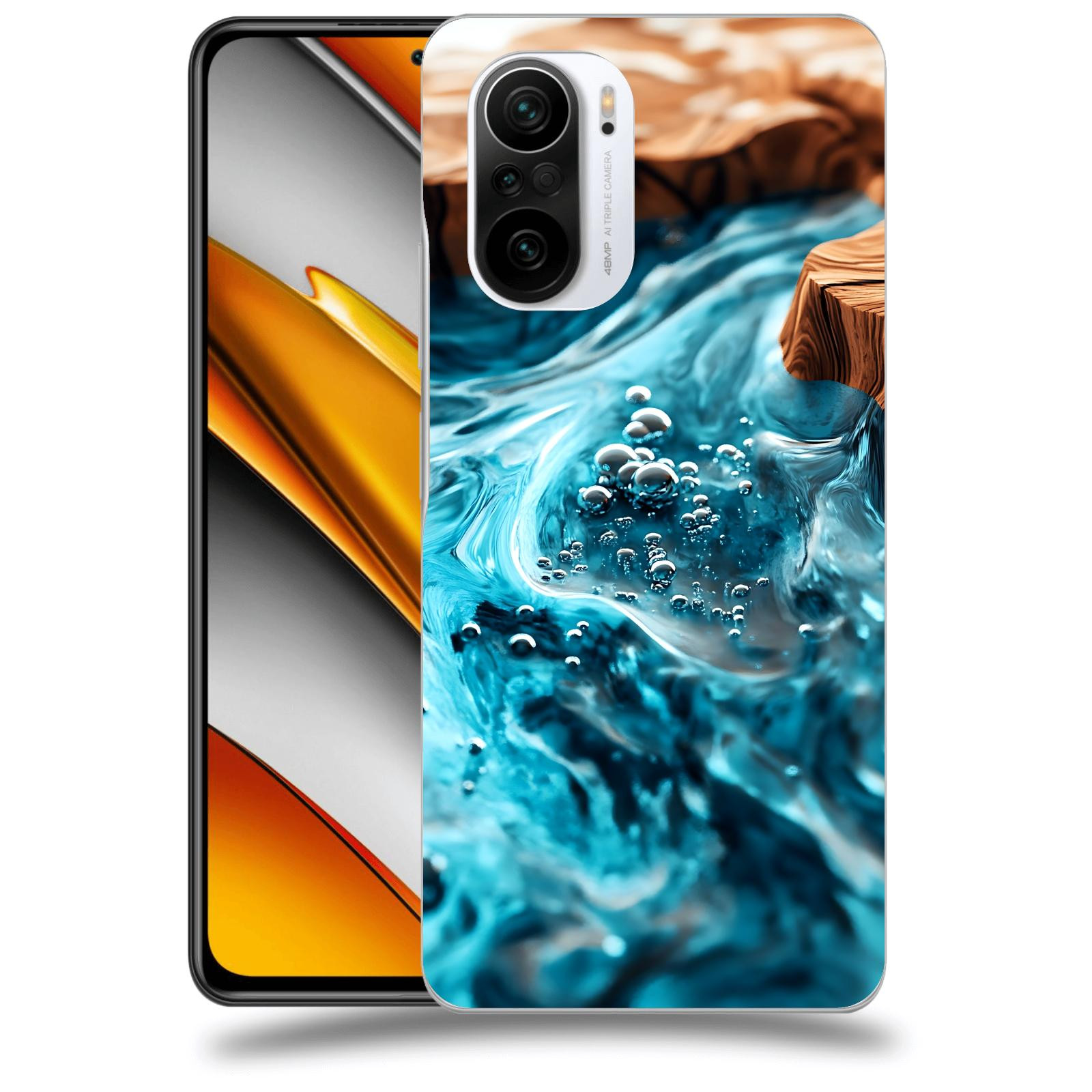 ACOVER Kryt na mobil Xiaomi Poco F3 - Deep Marine I