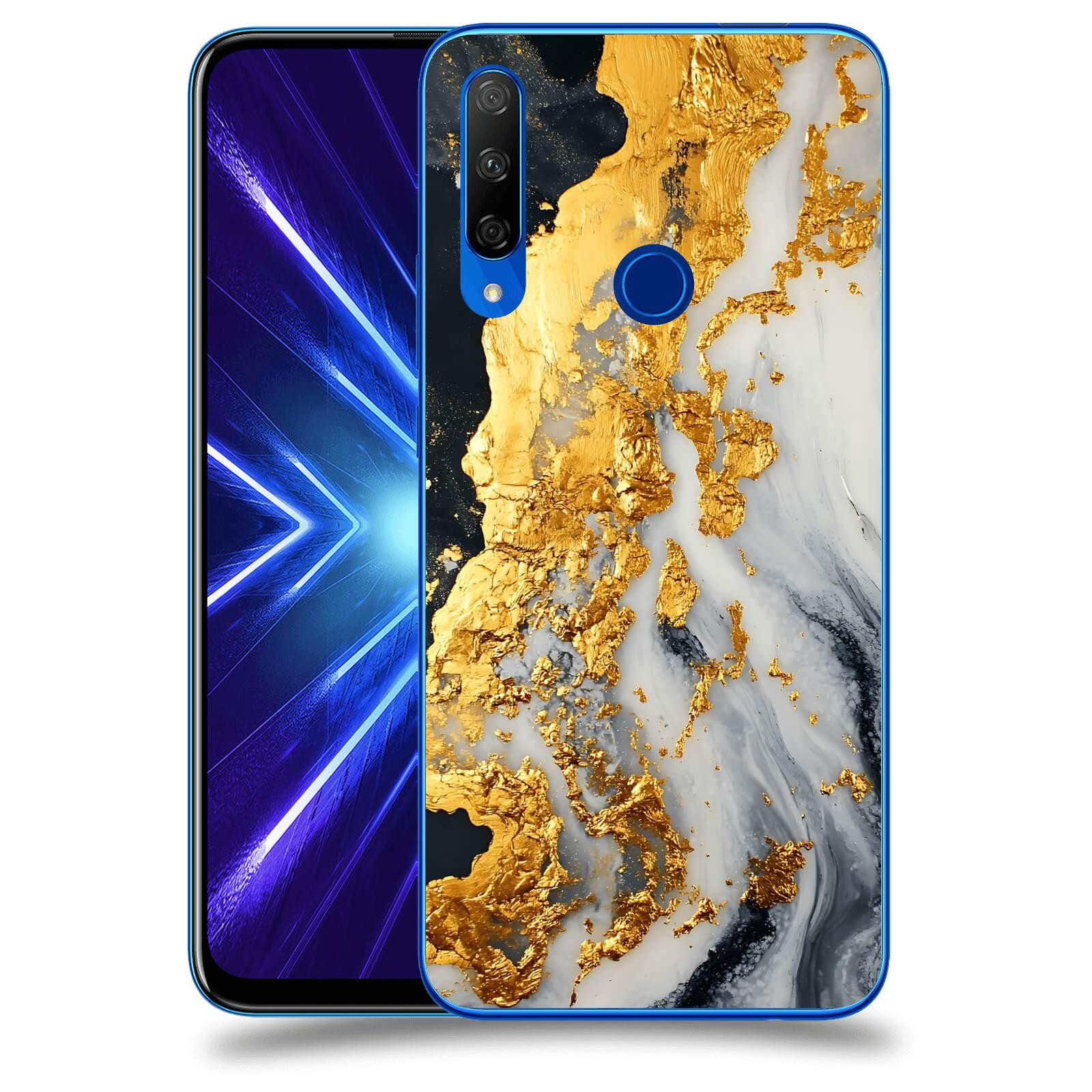 ACOVER Kryt na mobil Honor 9X - Marble II