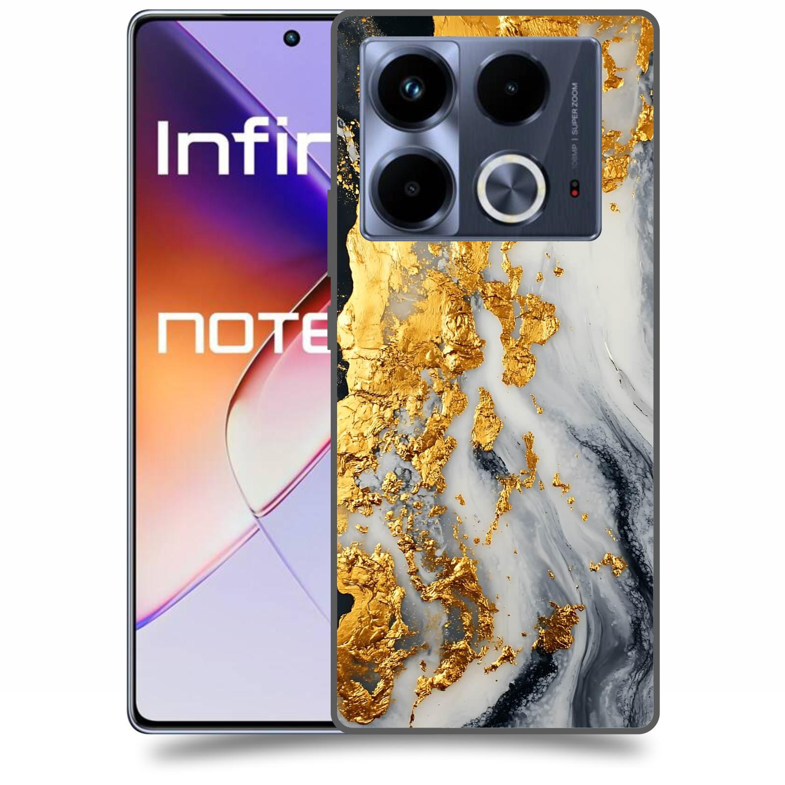 ACOVER Kryt na mobil Infinix Note 40 - Marble II