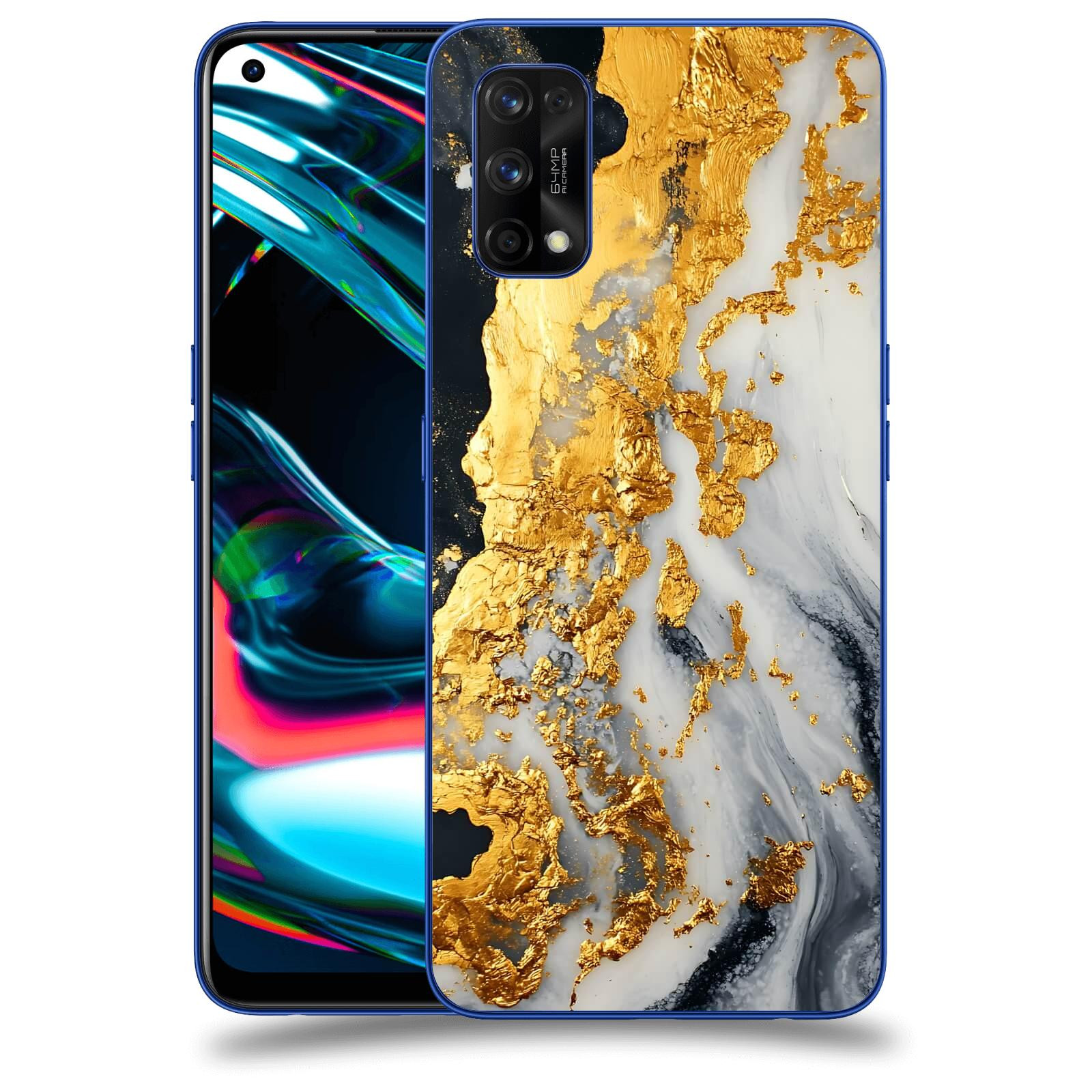 ACOVER Kryt na mobil Realme 7 Pro - Marble II