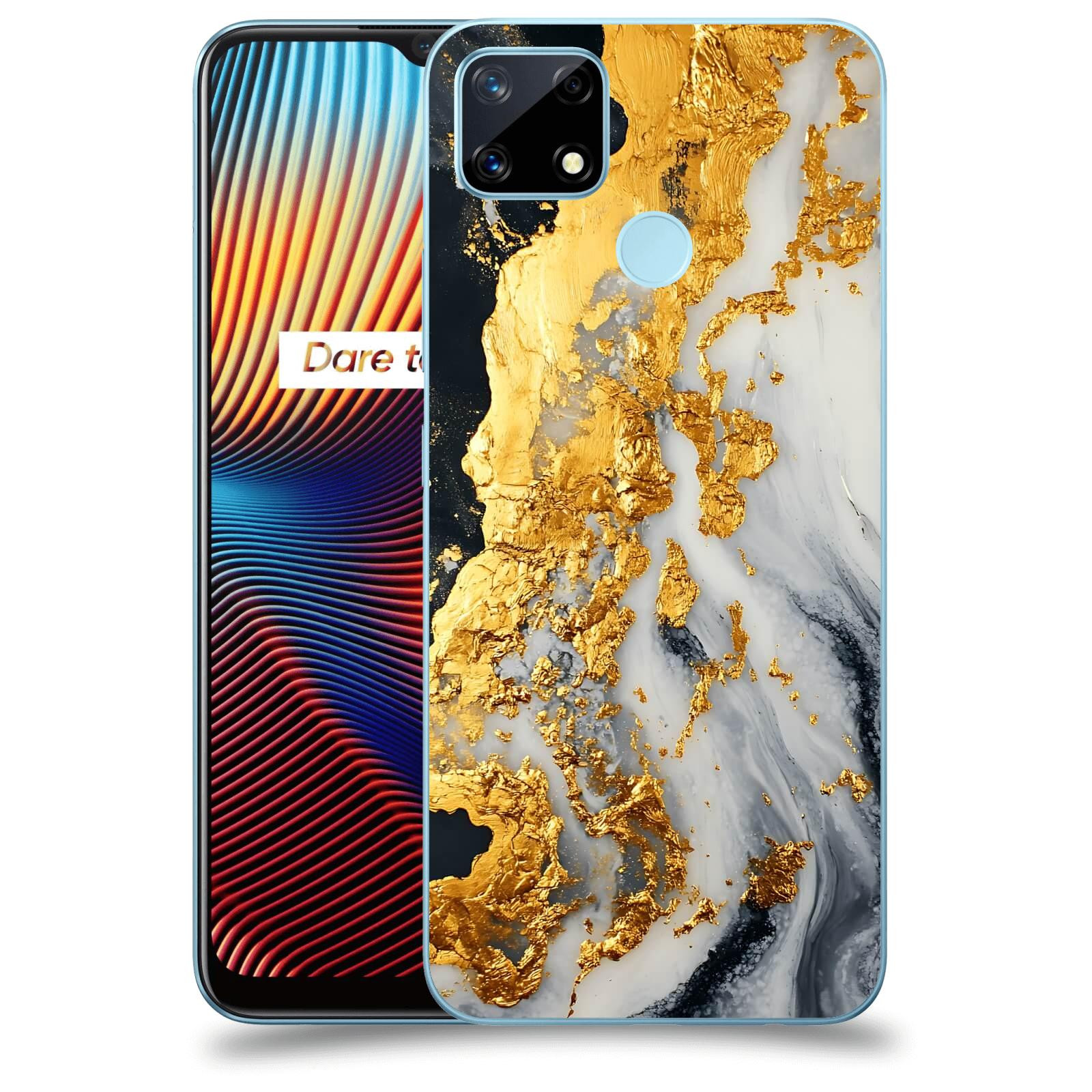 ACOVER Kryt na mobil Realme 7i - Marble II