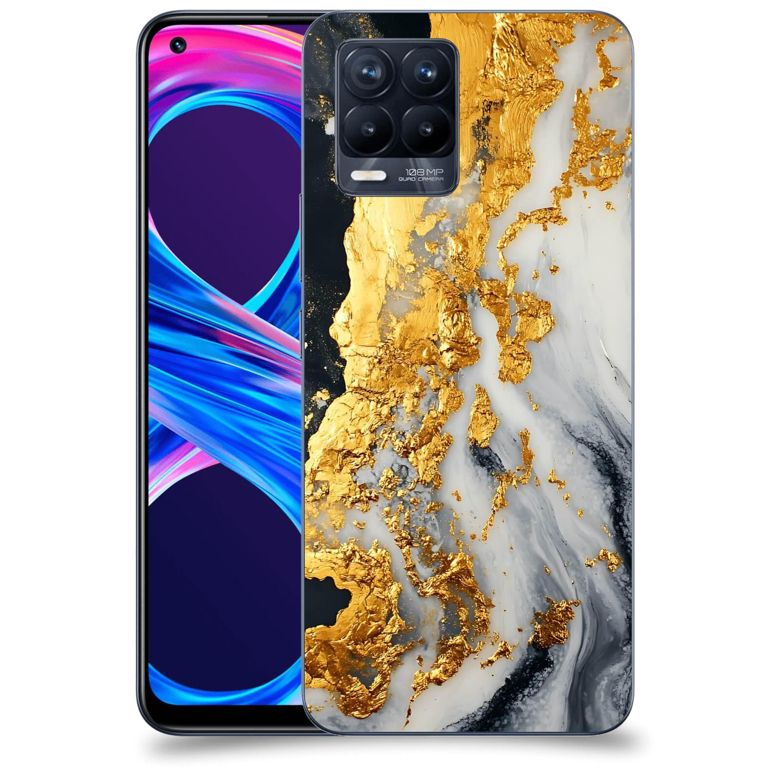 ACOVER Kryt na mobil Realme 8 Pro - Marble II