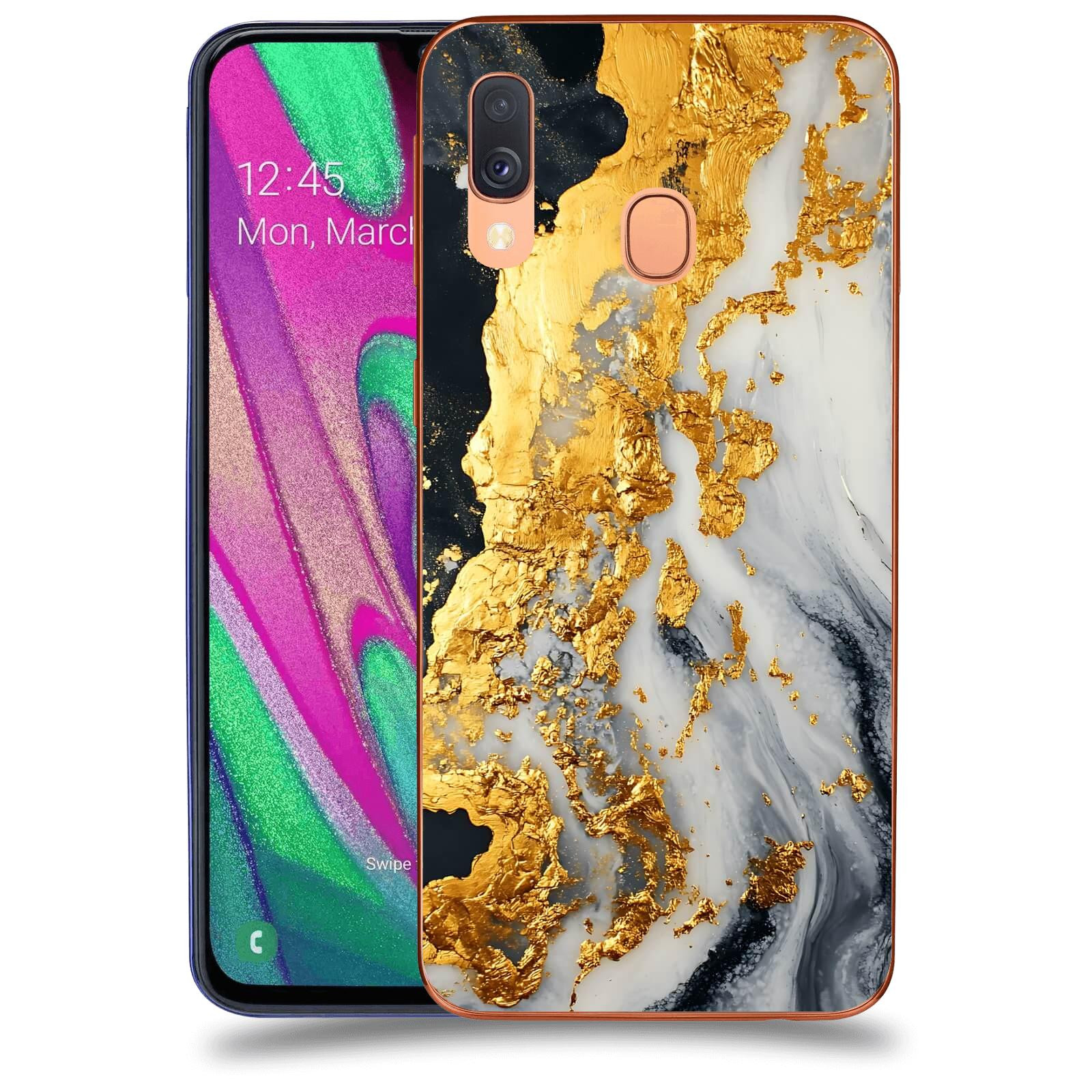 ACOVER Kryt na mobil Samsung Galaxy A40 A405F - Marble II