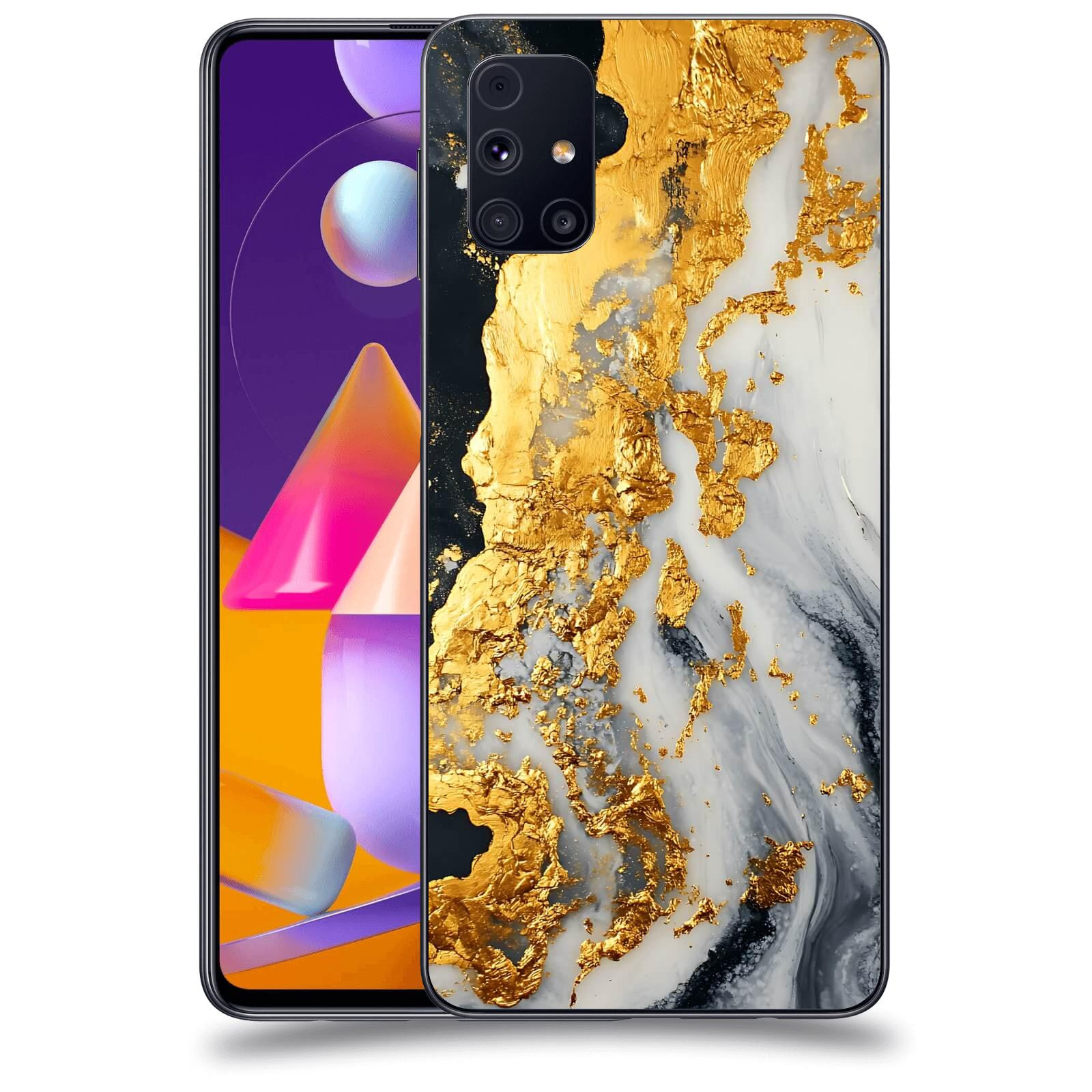 ACOVER Kryt na mobil Samsung Galaxy M31s - Marble II