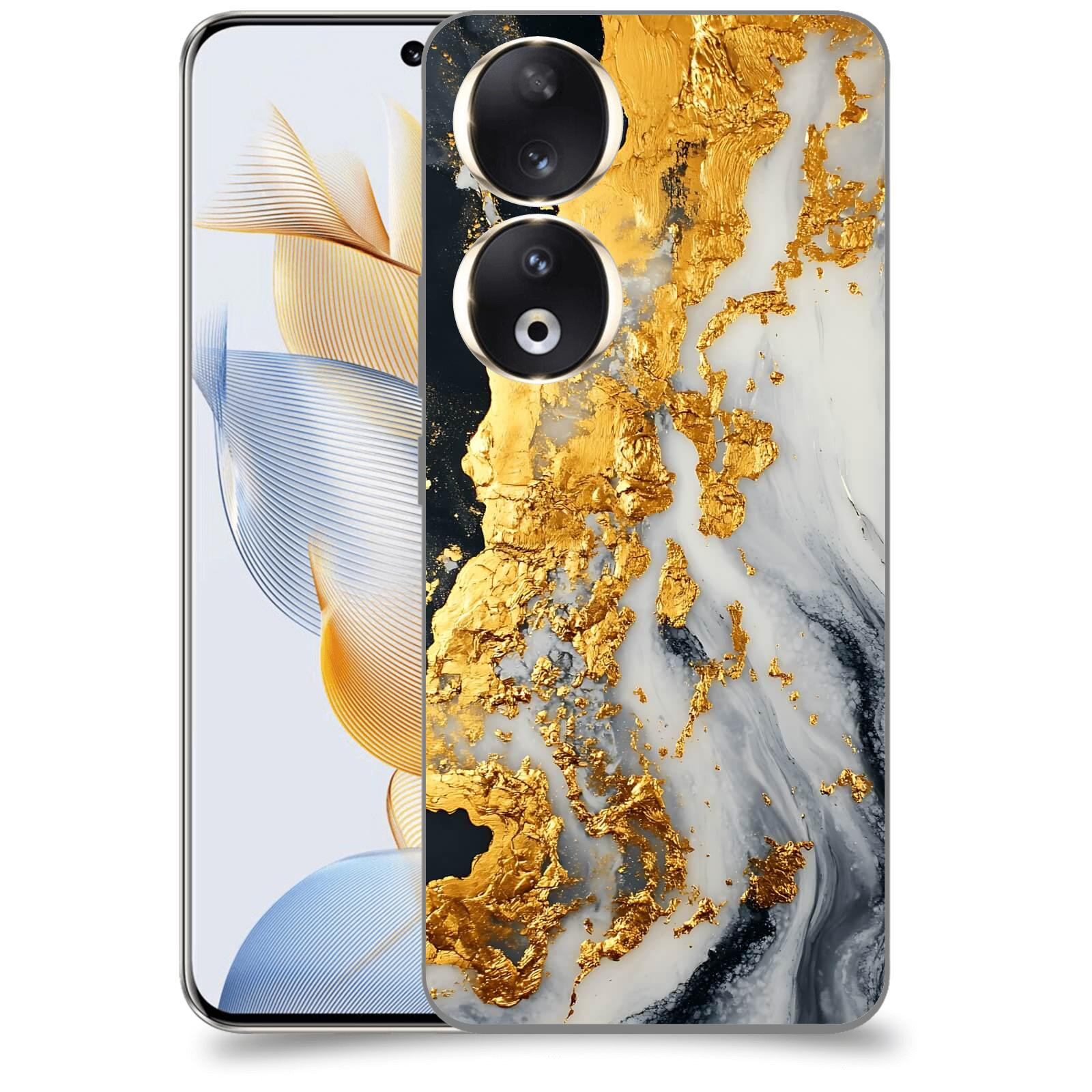 ACOVER Kryt na mobil Honor 90 - Marble II