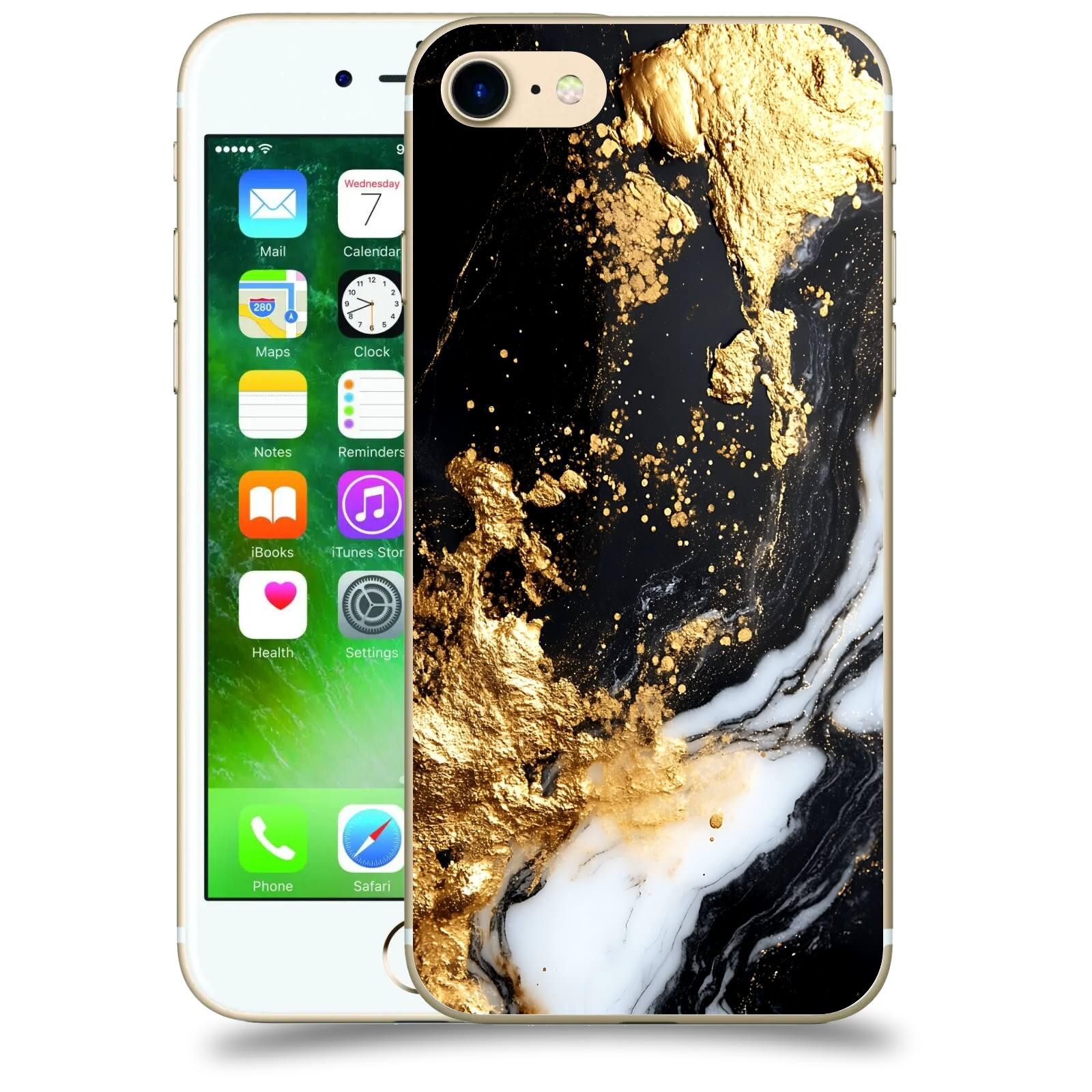ACOVER Kryt na mobil Apple iPhone 7 - Marble III