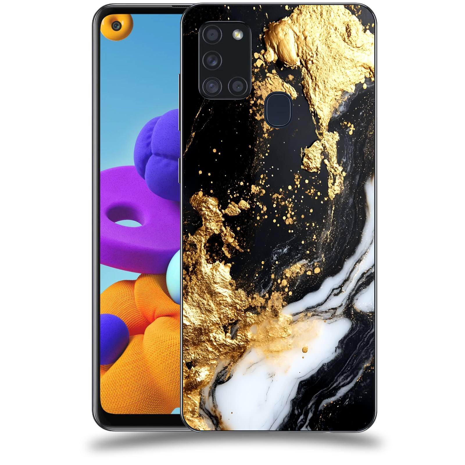 ACOVER Kryt na mobil Samsung Galaxy A21s - Marble III
