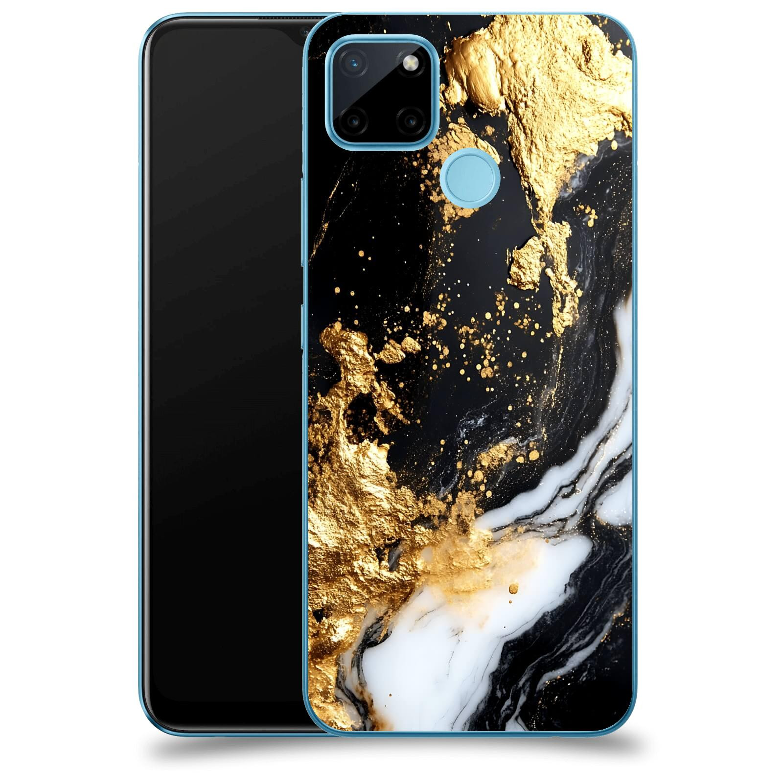 ACOVER Kryt na mobil Realme C21Y - Marble III