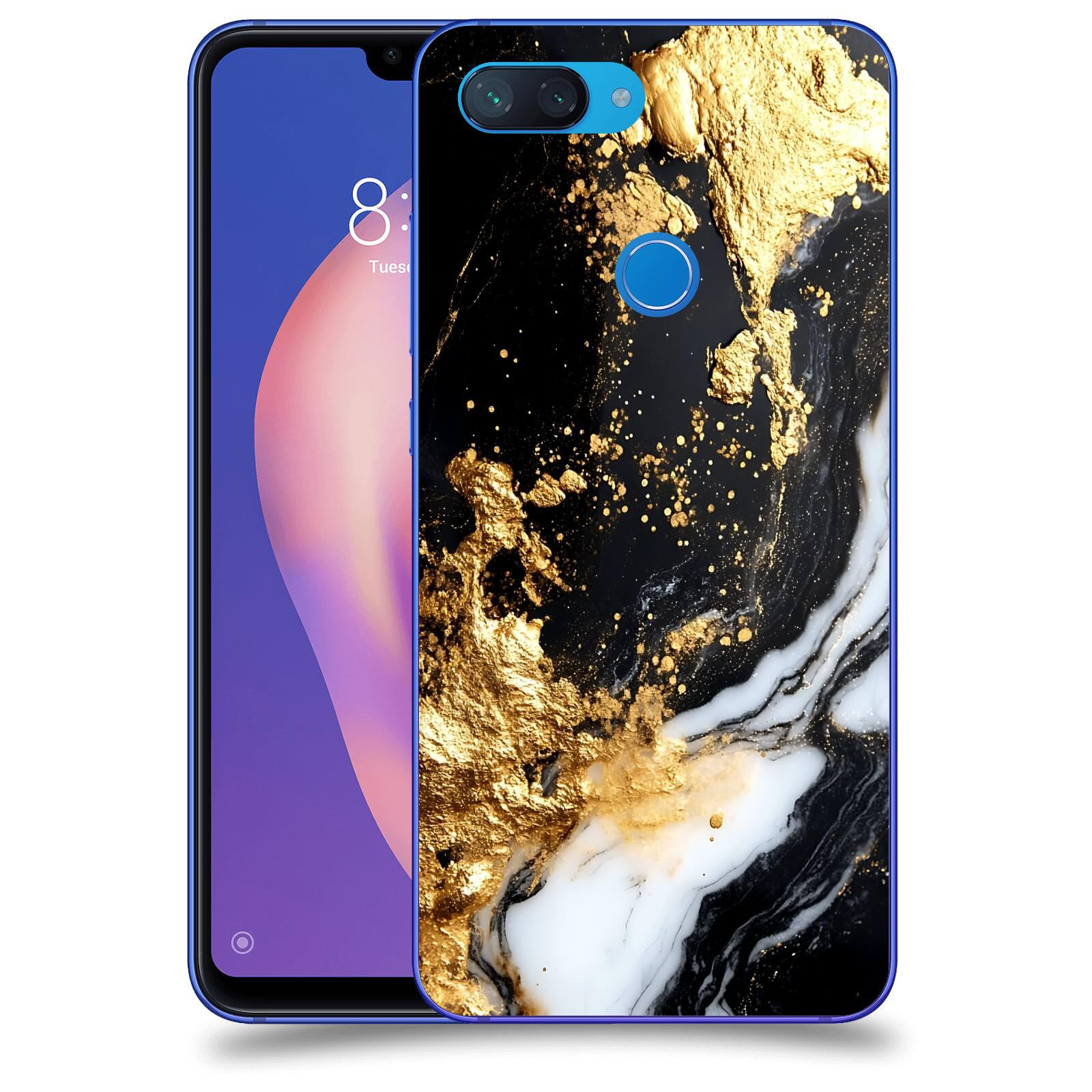 ACOVER Kryt na mobil Xiaomi Mi 8 Lite - Marble III