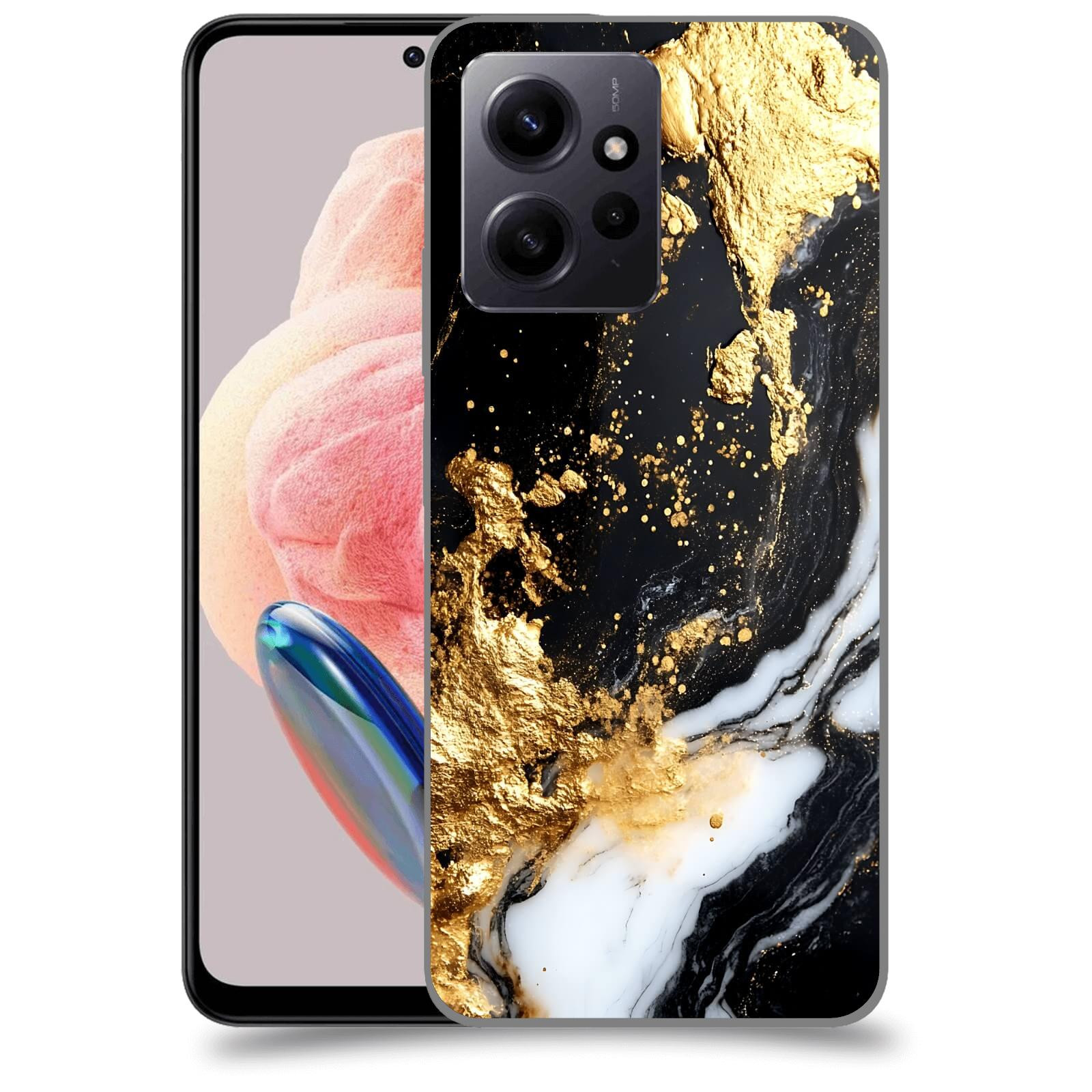 ACOVER Kryt na mobil Xiaomi Redmi Note 12 4G - Marble III