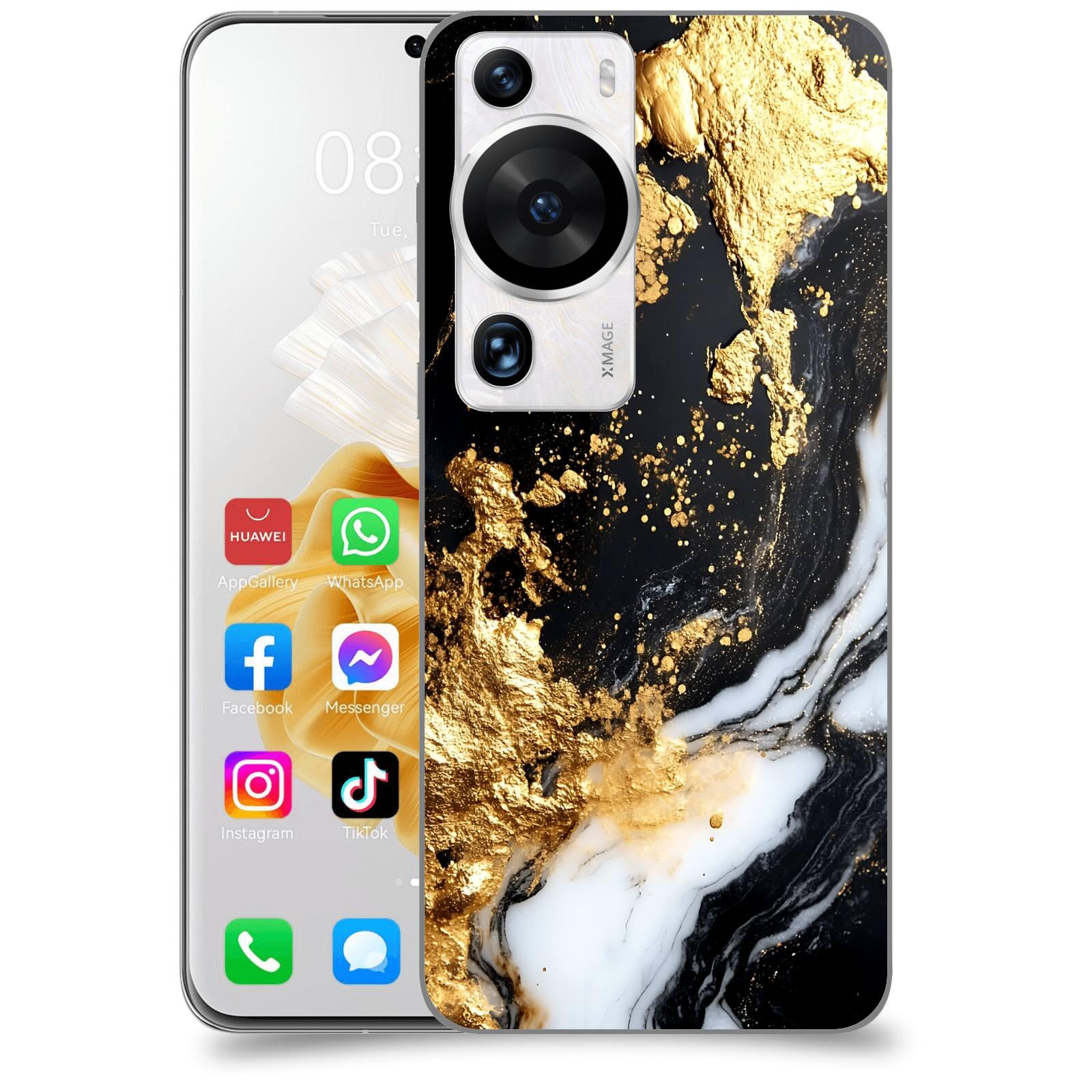 ACOVER Kryt na mobil Huawei P60 Pro - Marble III