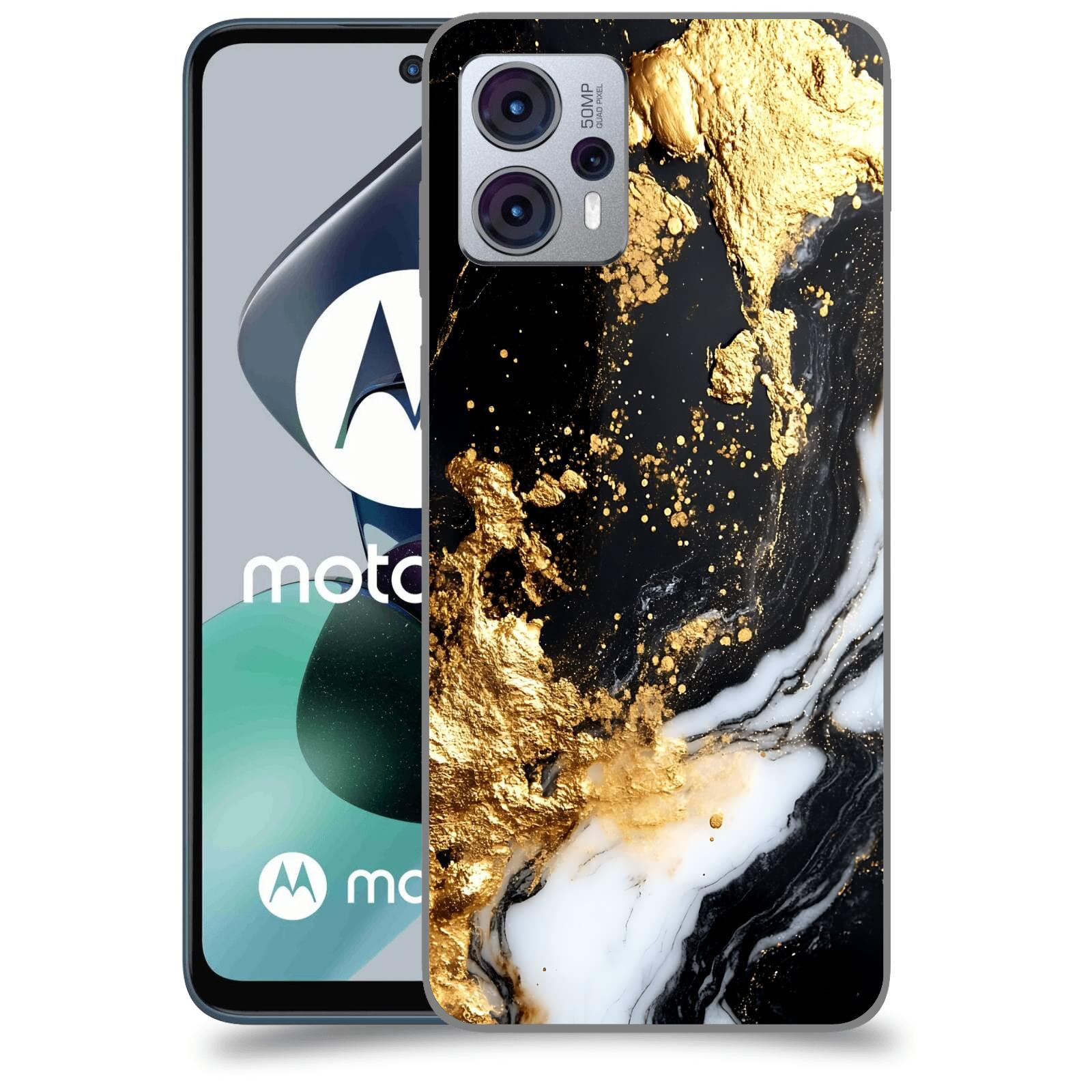 ACOVER Kryt na mobil Motorola Moto G23 - Marble III