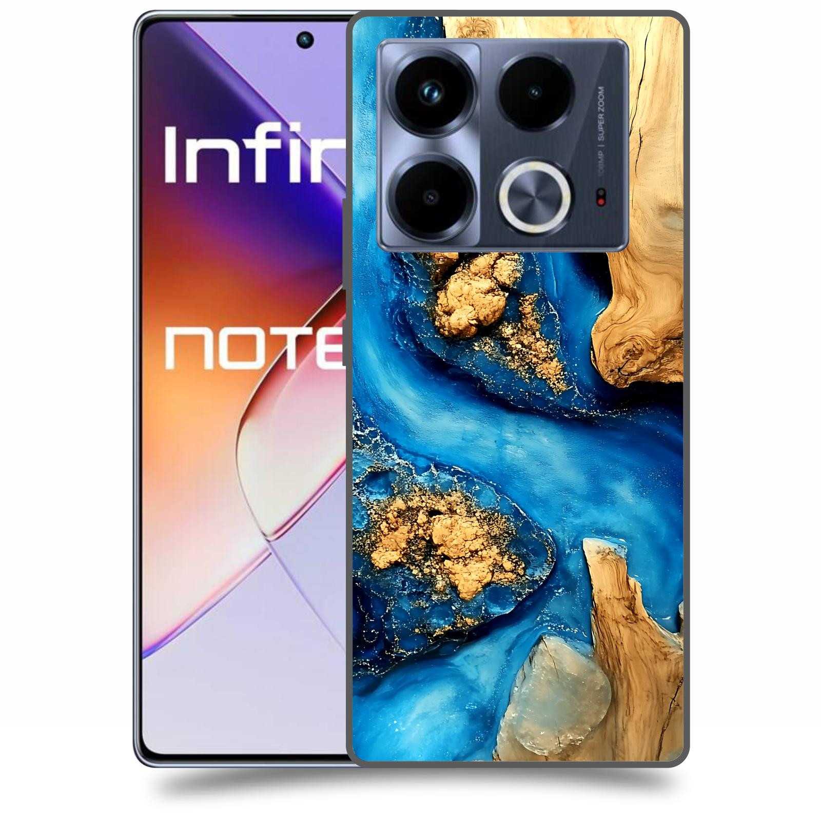ACOVER Kryt na mobil Infinix Note 40 - Deep Marine II