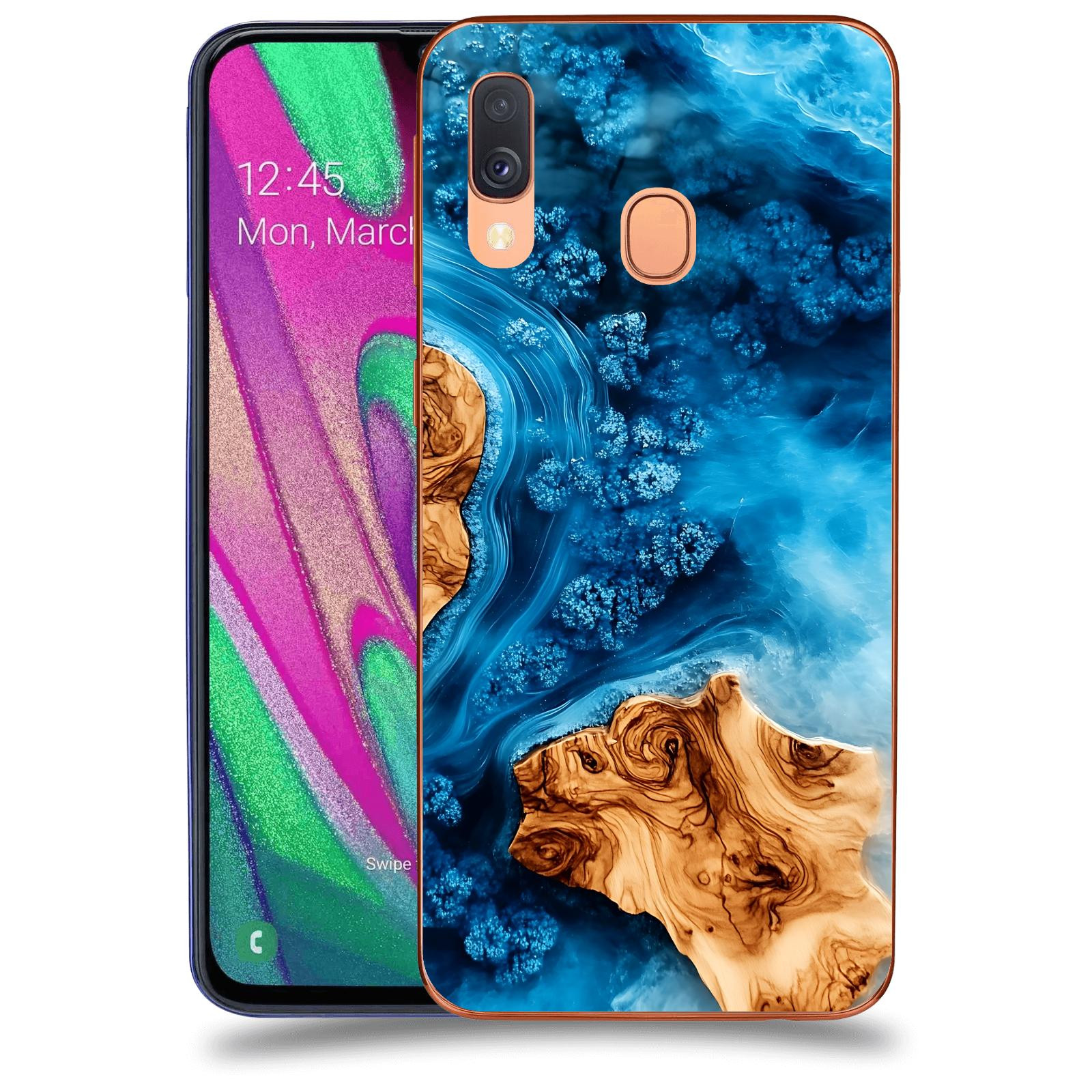 ACOVER Kryt na mobil Samsung Galaxy A40 A405F - Deep Marine III