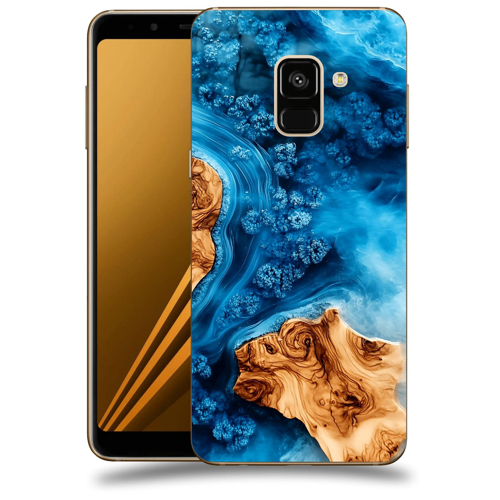 ACOVER Kryt na mobil Samsung Galaxy A8 2018 A530F - Deep Marine III