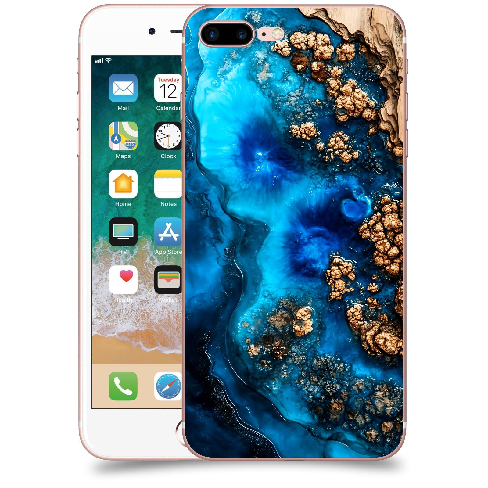 ACOVER Kryt na mobil Apple iPhone 7 Plus - Deep Marine IV